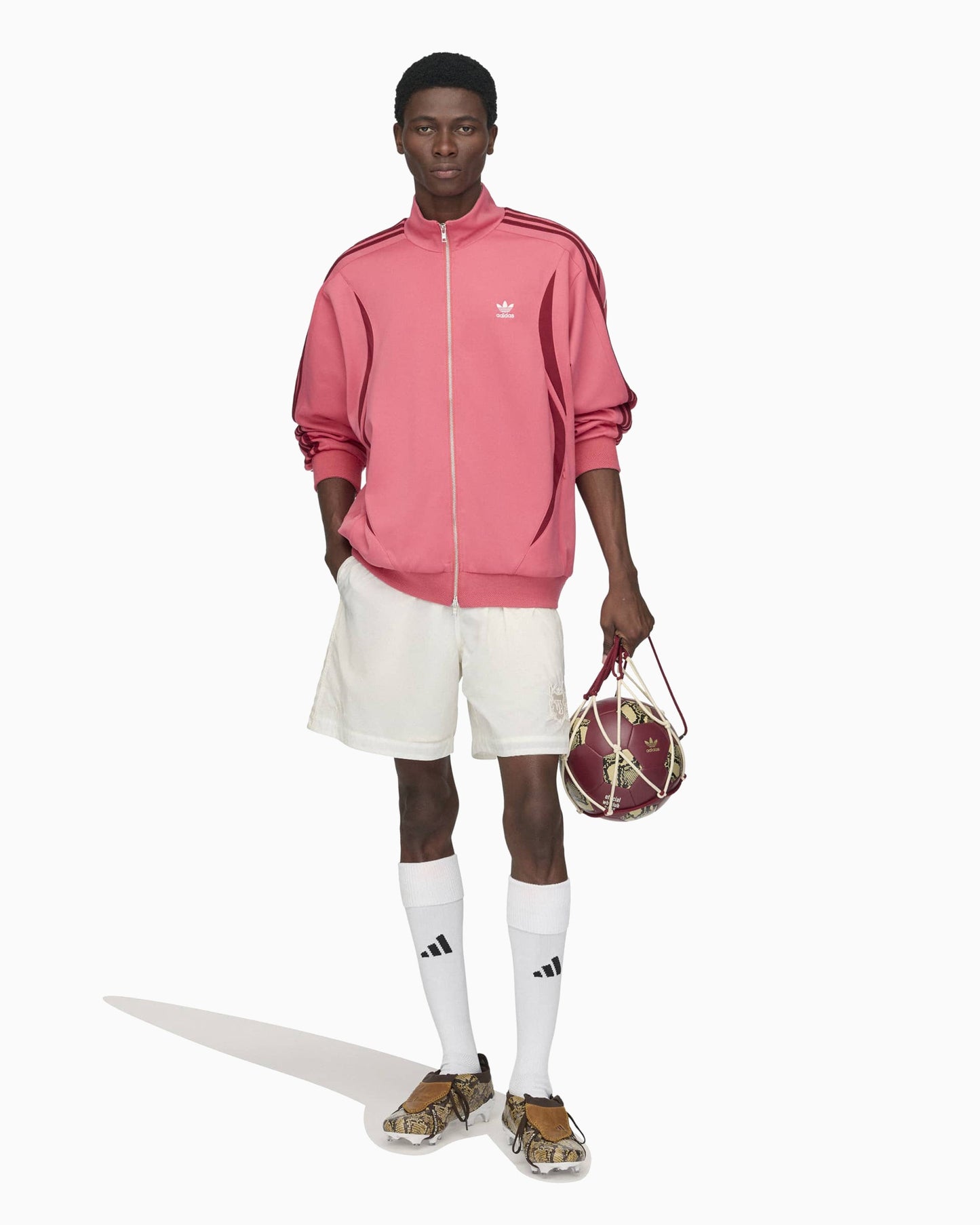 Chaqueta de chandal con logo Relaxed adidas Originals x Wales Bonner para hombre
