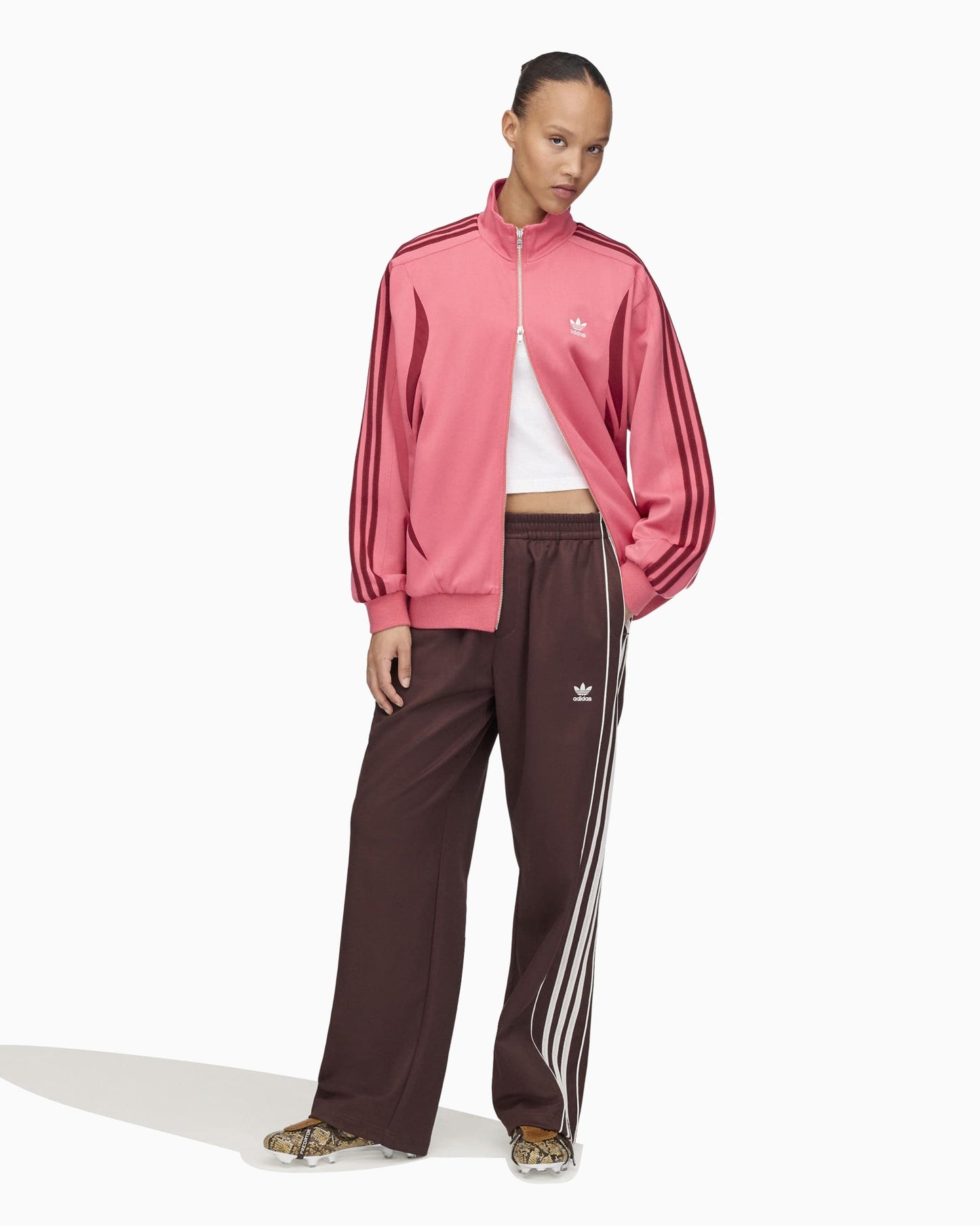 Chaqueta de chandal con logo Relaxed adidas Originals x Wales Bonner para hombre