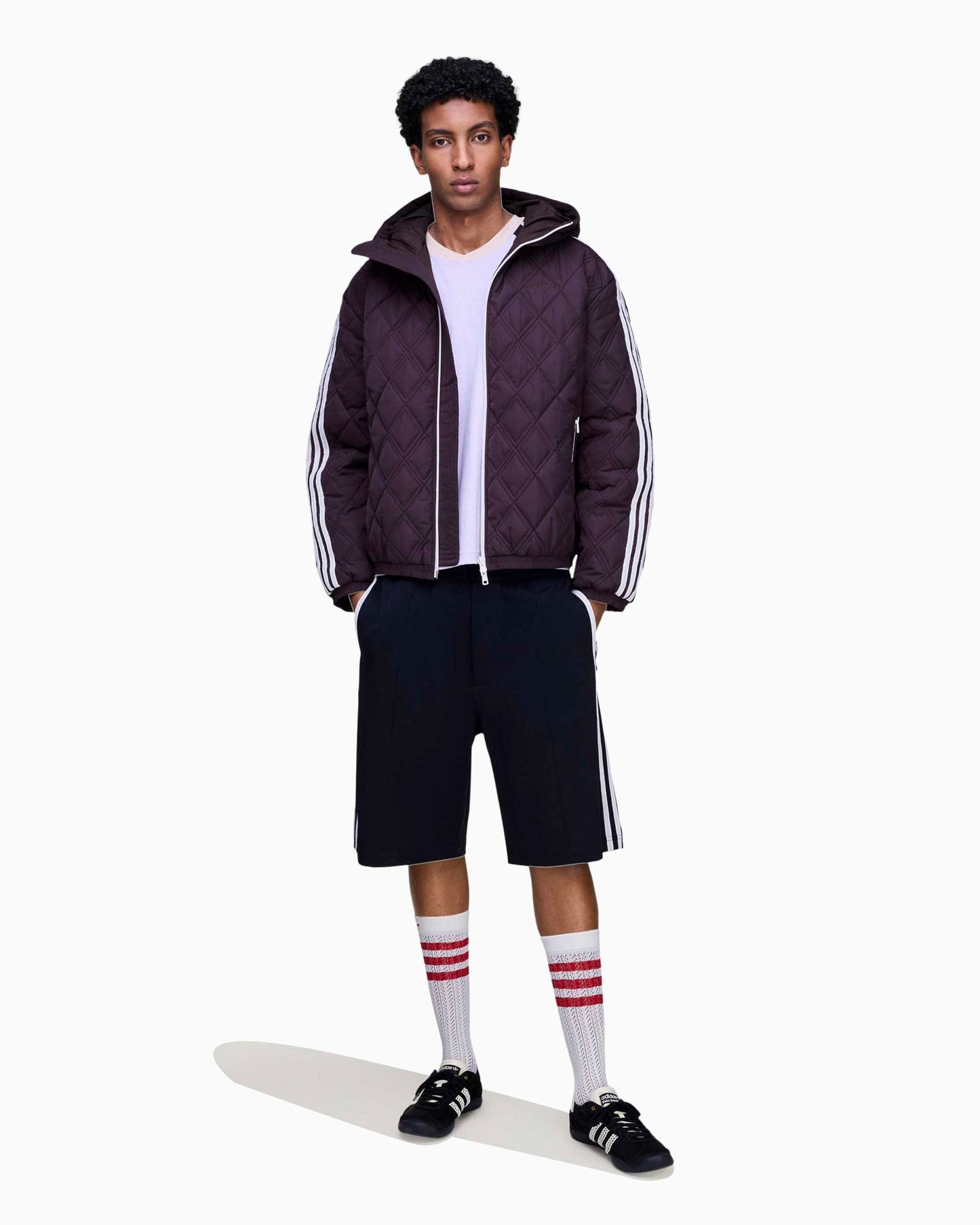 Chaqueta guateada adidas Originals x Wales Bonner para hombre