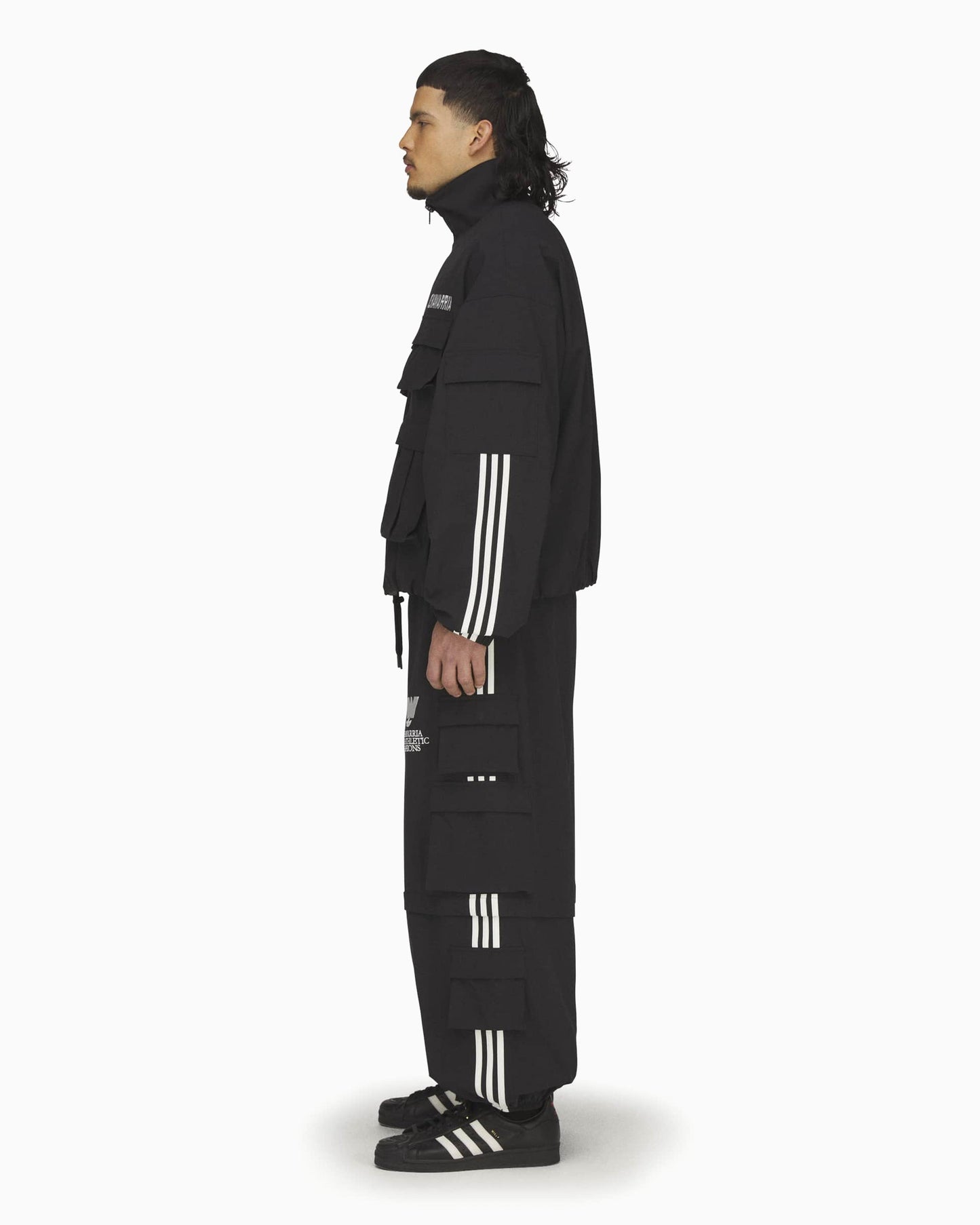 Chaqueta de chandal con logo Relaxed adidas Originals x Willy Chavarria Cargo para hombre