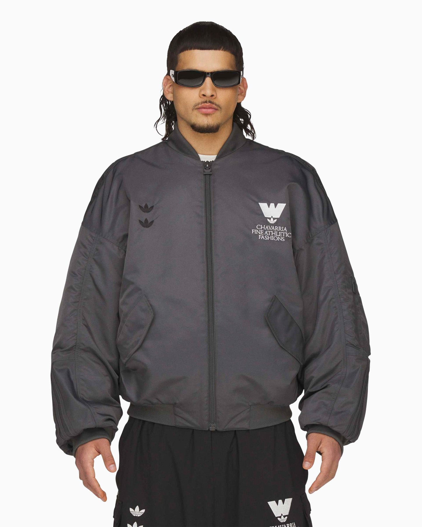 Bomber con gráfico adidas Originals x Willy Chavarria para hombre