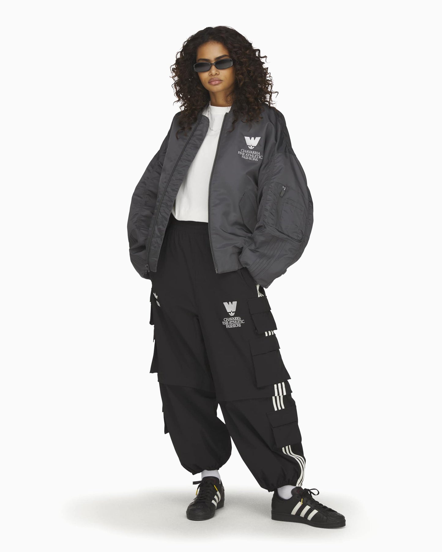Bomber con gráfico adidas Originals x Willy Chavarria para hombre