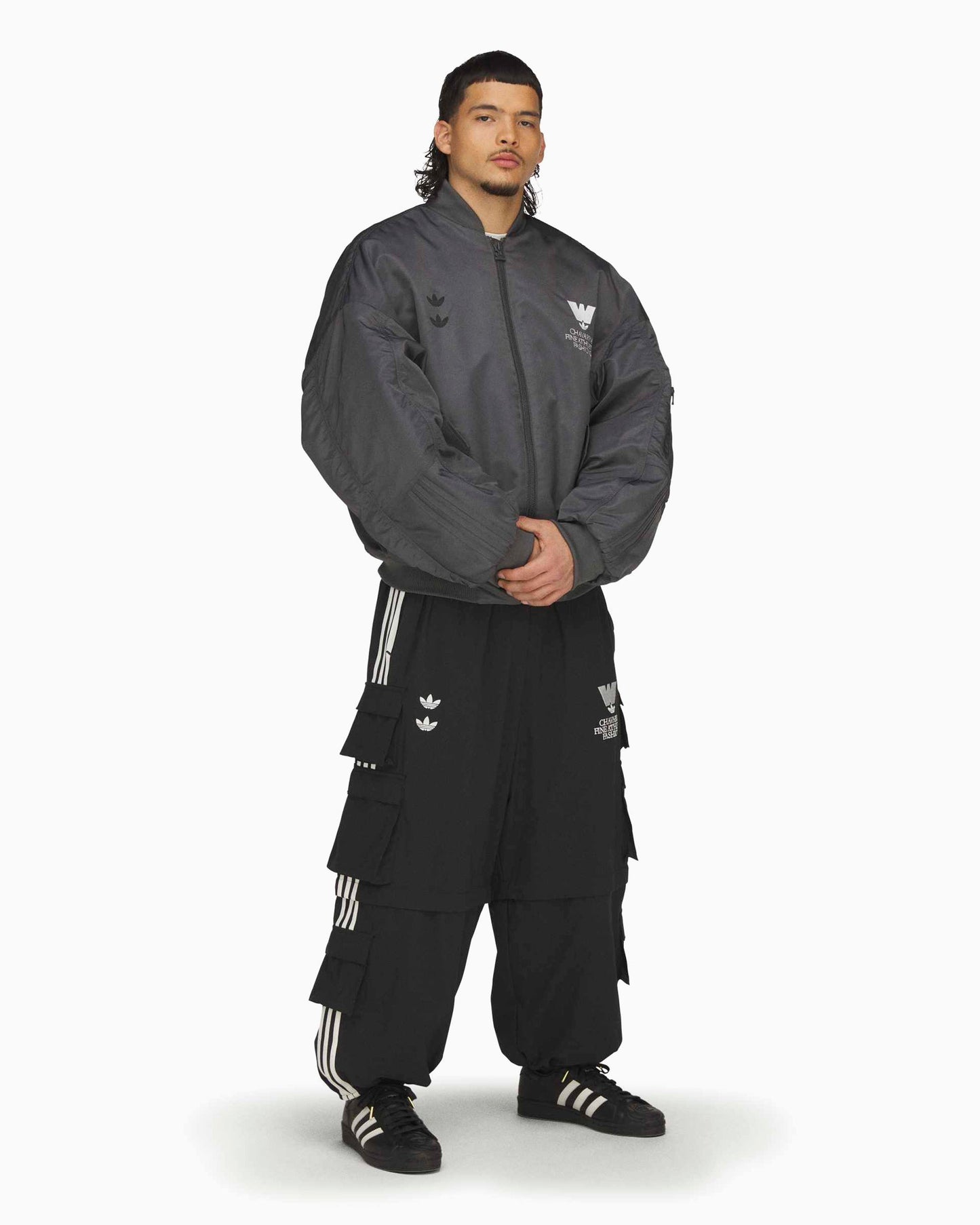 Bomber con gráfico adidas Originals x Willy Chavarria para hombre