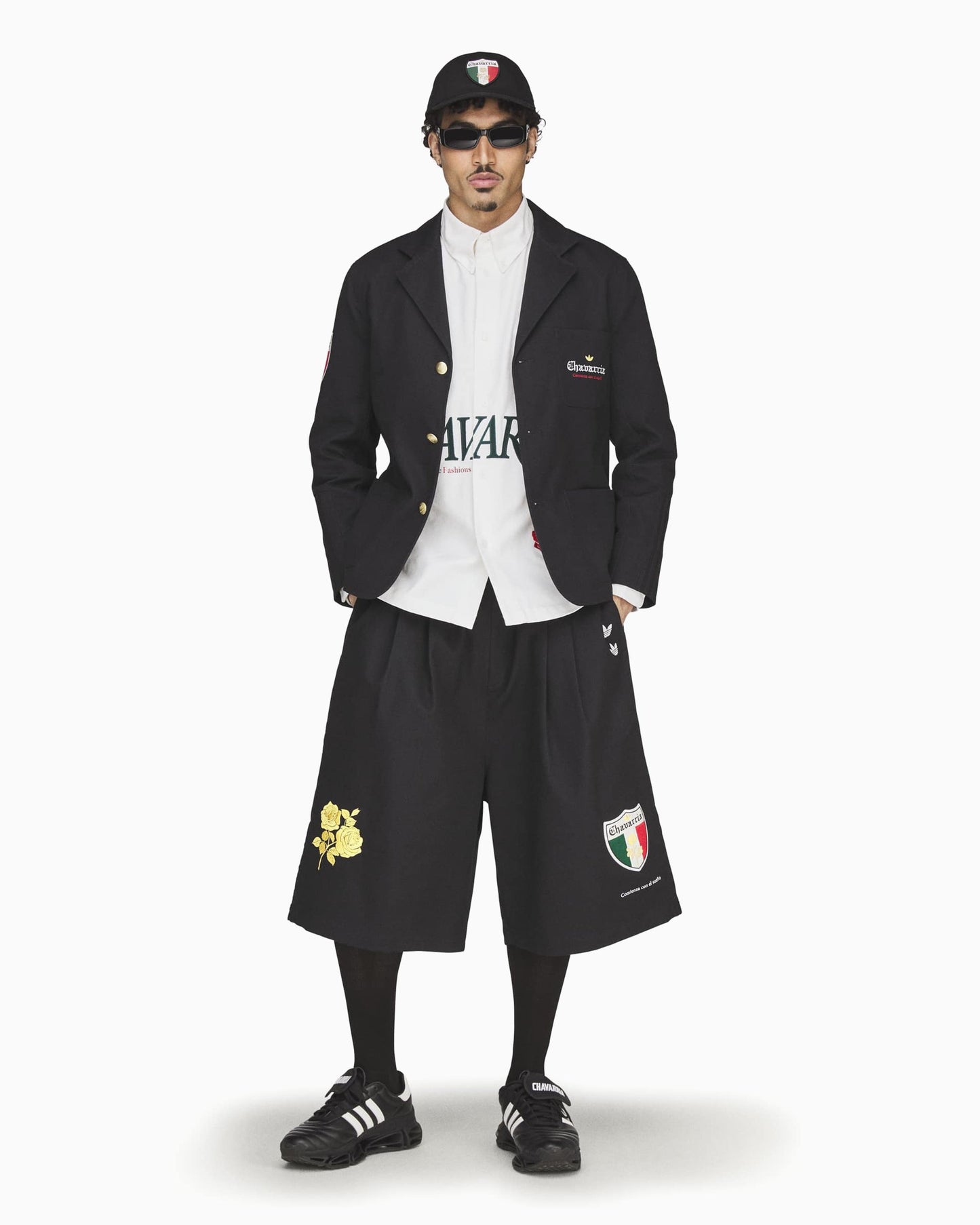 Blazer con logo adidas Originals x Willy Chavarria Players para hombre