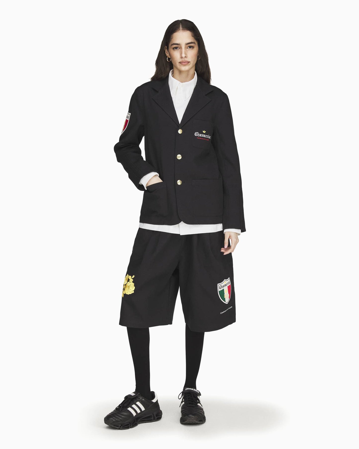 Blazer con logo adidas Originals x Willy Chavarria Players para hombre