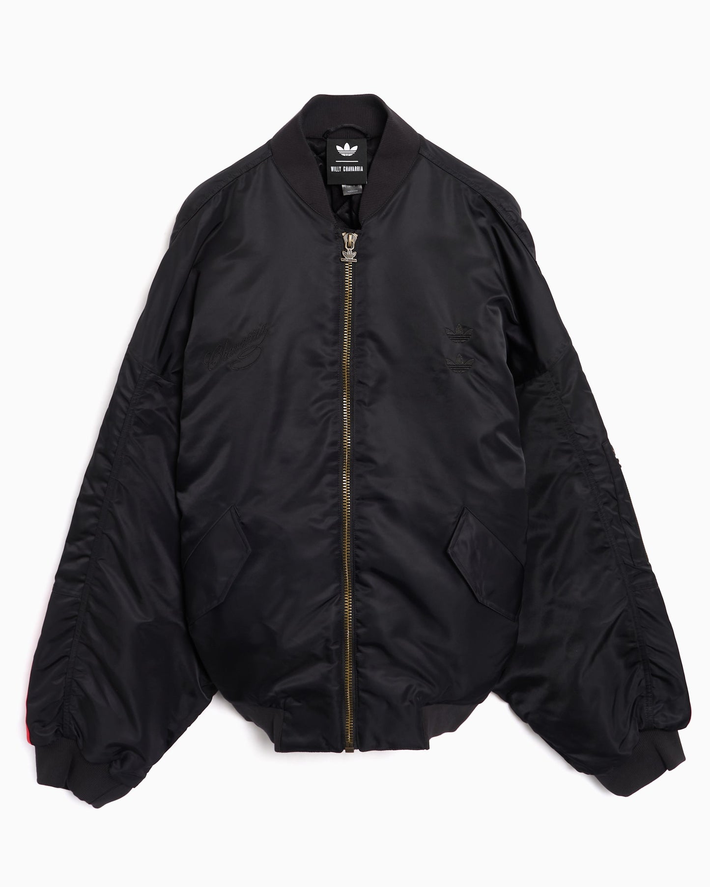 Bomber Relaxed adidas Originals x Willy Chavarria Satin para hombre