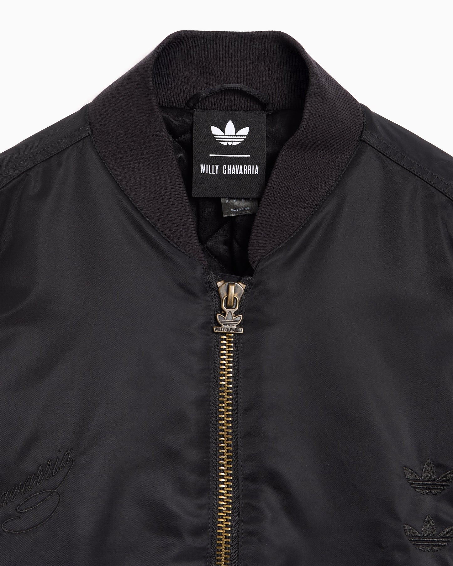 Bomber Relaxed adidas Originals x Willy Chavarria Satin para hombre
