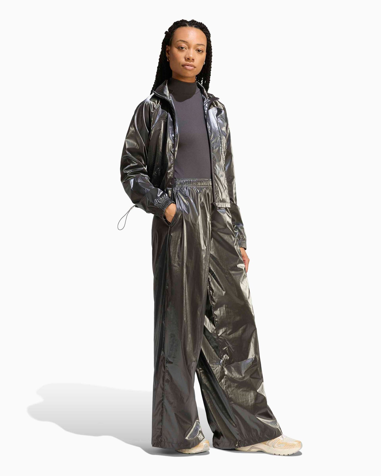 Chaqueta de chandal con logo Boxy adidas Performance F50 para mujer