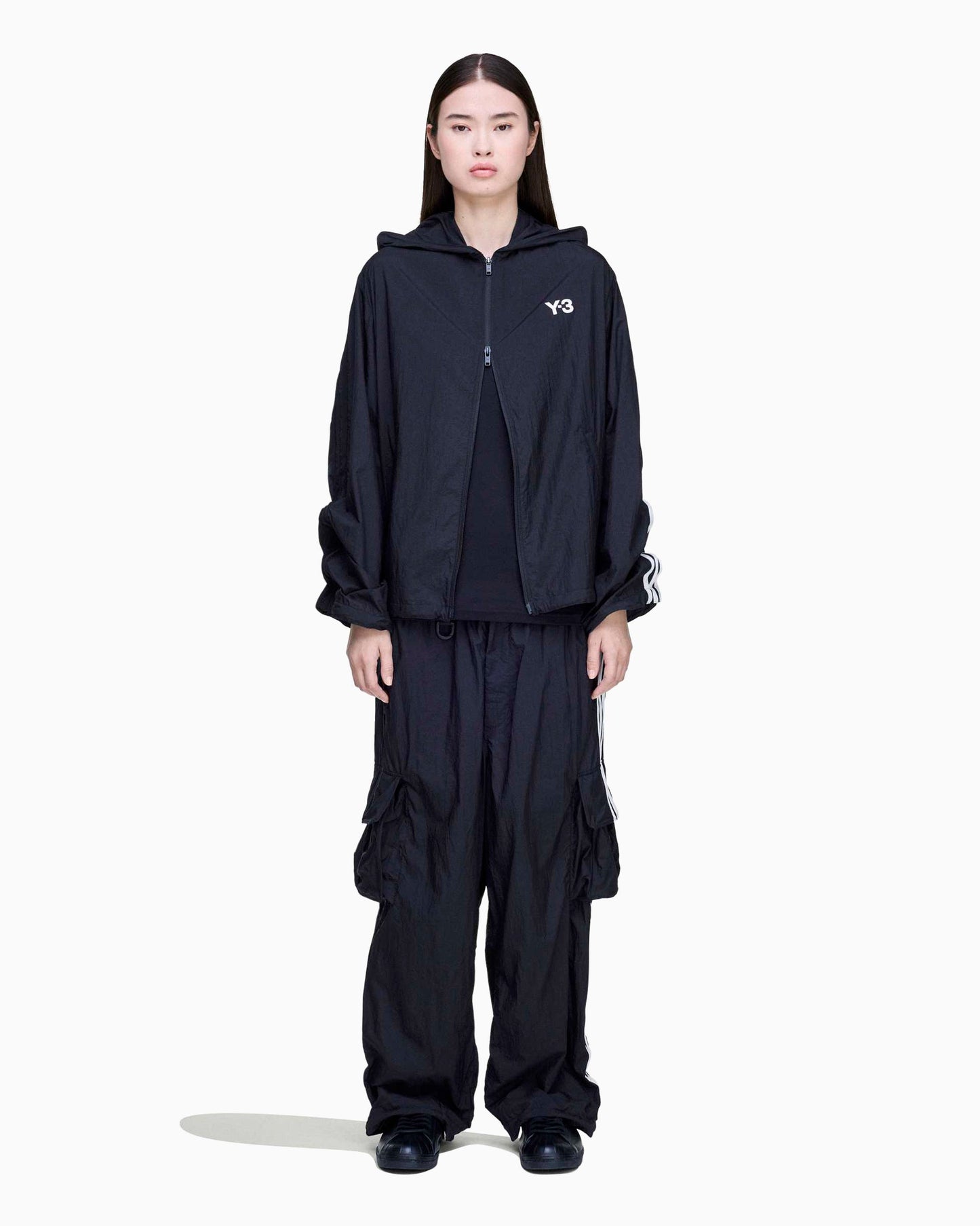 Chaqueta ligera con logo Relaxed adidas Y-3 Nylon Wired para hombre