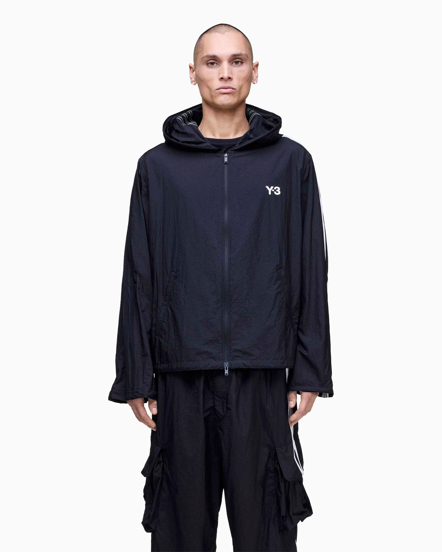 Chaqueta ligera con logo Relaxed adidas Y-3 Nylon Wired para hombre