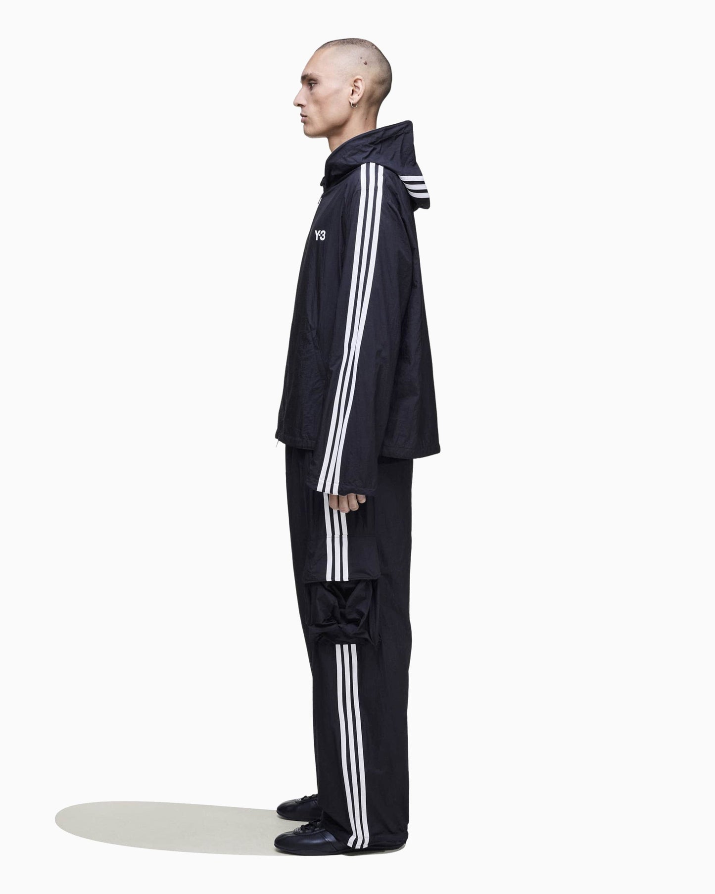 Chaqueta ligera con logo Relaxed adidas Y-3 Nylon Wired para hombre