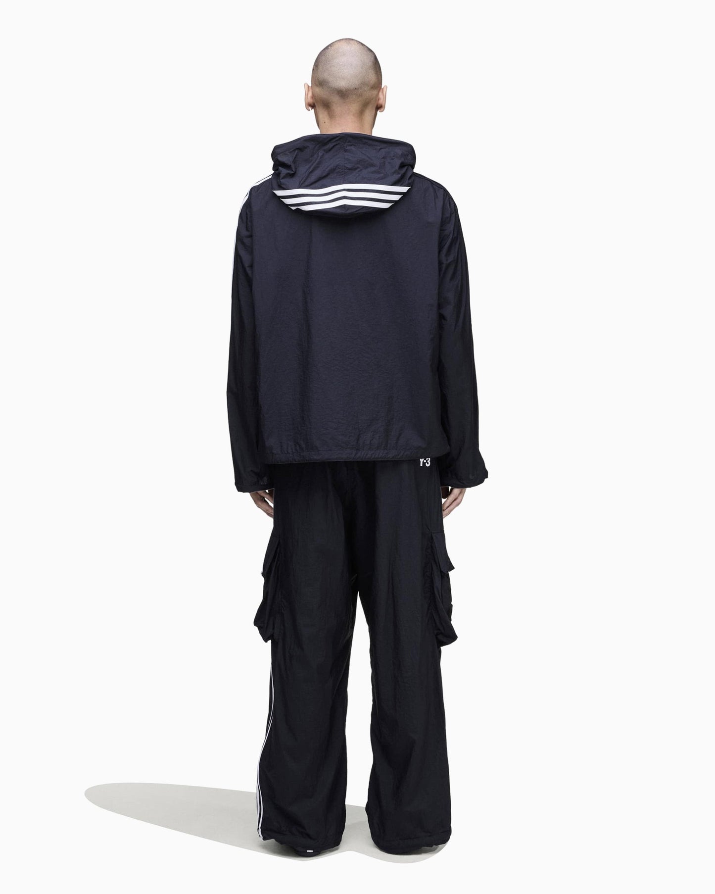 Chaqueta ligera con logo Relaxed adidas Y-3 Nylon Wired para hombre