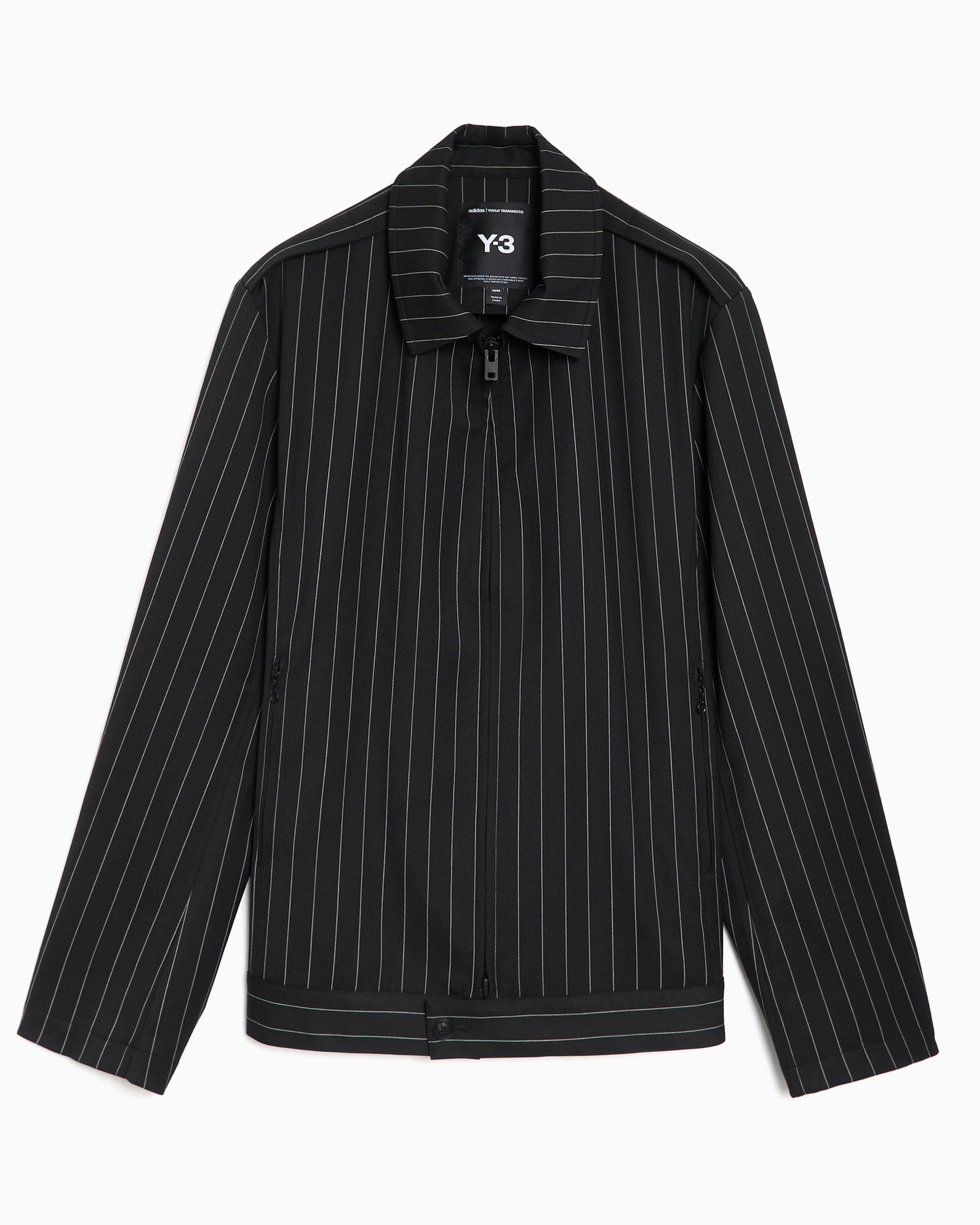 Chaqueta ligera de rayas Relaxed adidas Y-3 Refined Wool UT para hombre