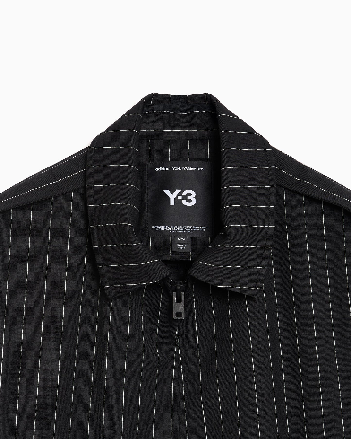 Chaqueta ligera de rayas Relaxed adidas Y-3 Refined Wool UT para hombre