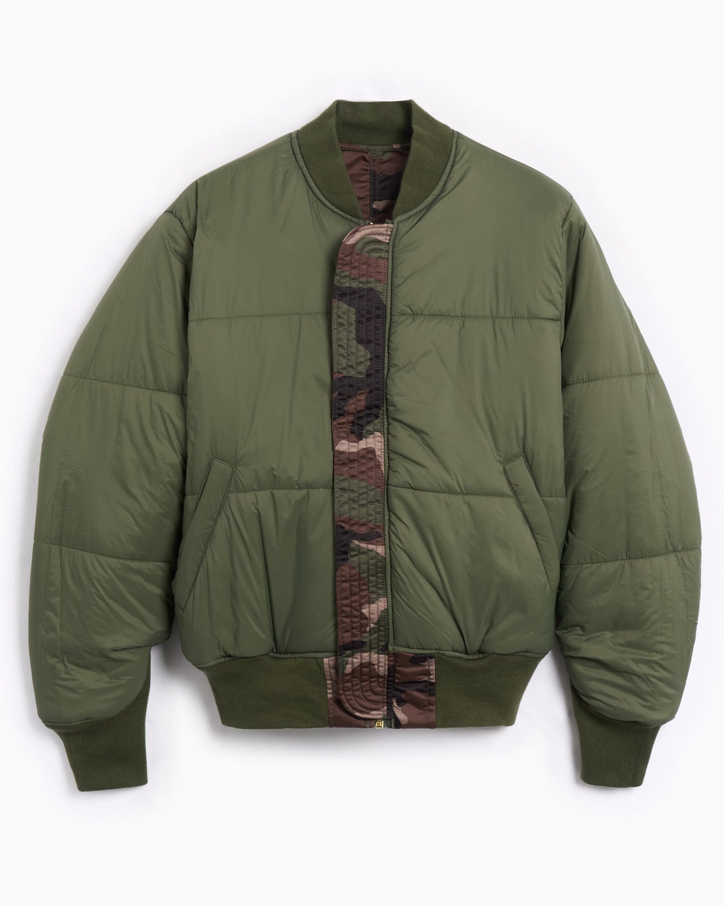 Bomber Alpha Industries MA-1 Base Flight Camo para hombre