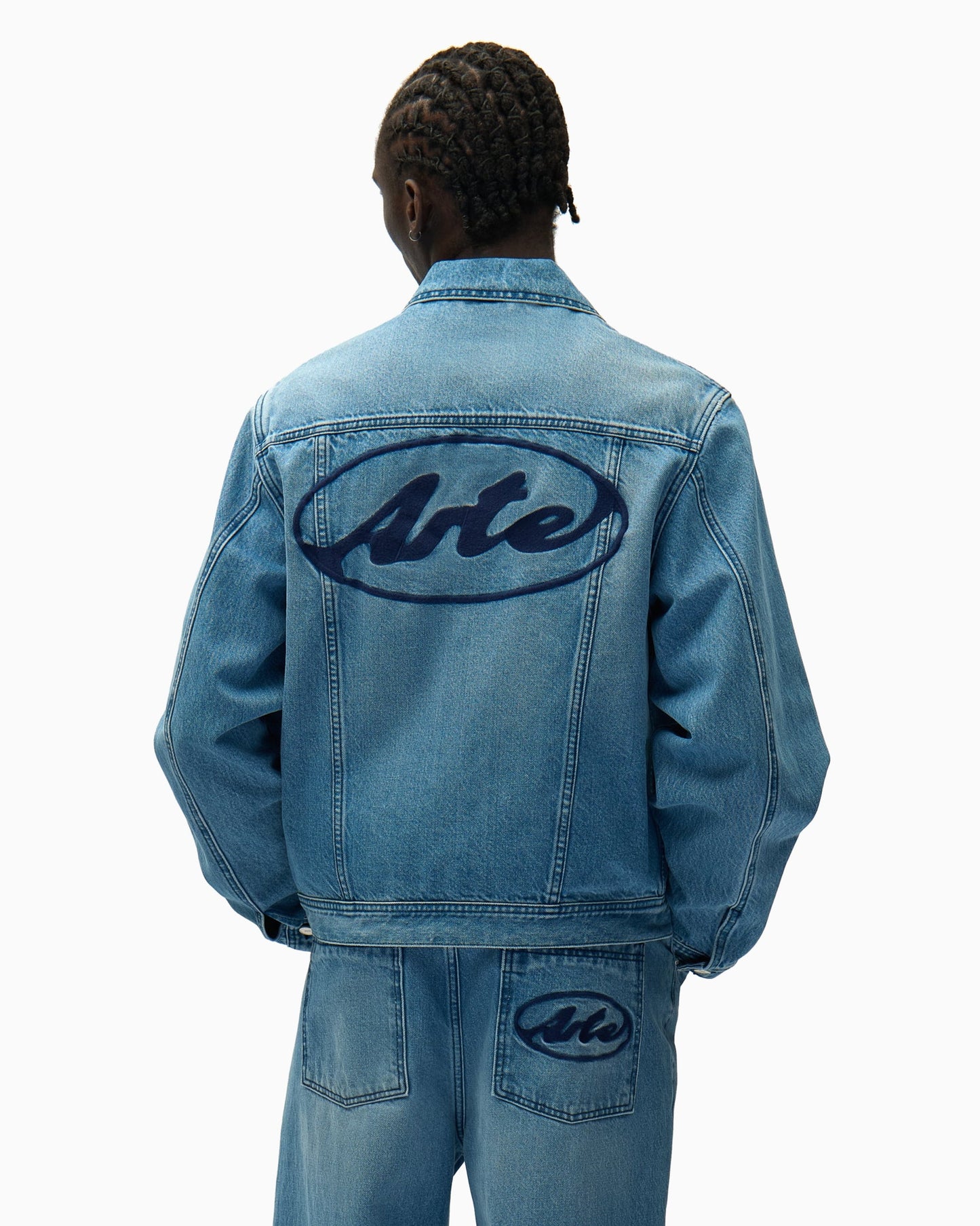 Chaqueta vaquera Arte Antwerp Circle Logo para hombre