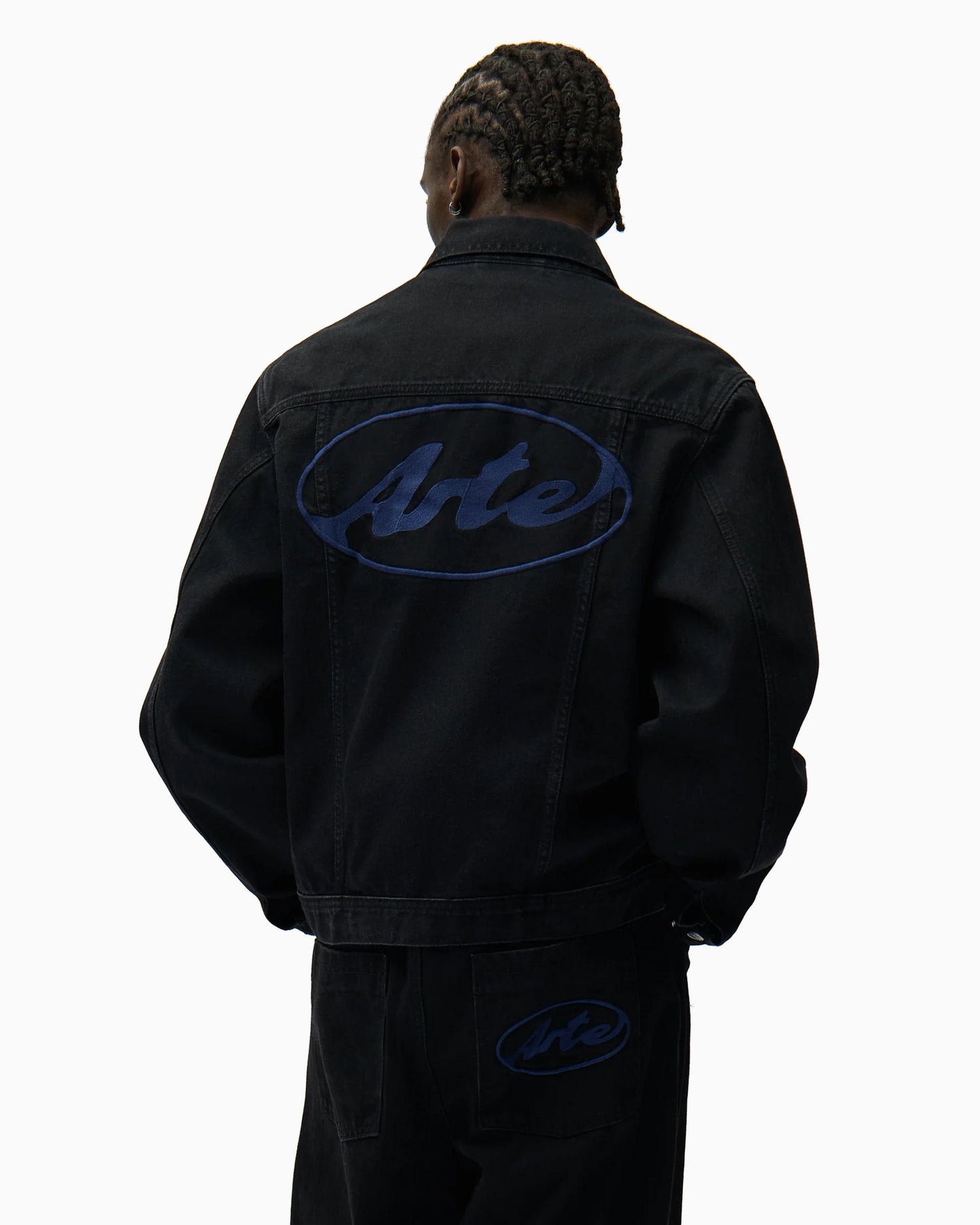 Chaqueta vaquera Arte Antwerp Circle Logo para hombre
