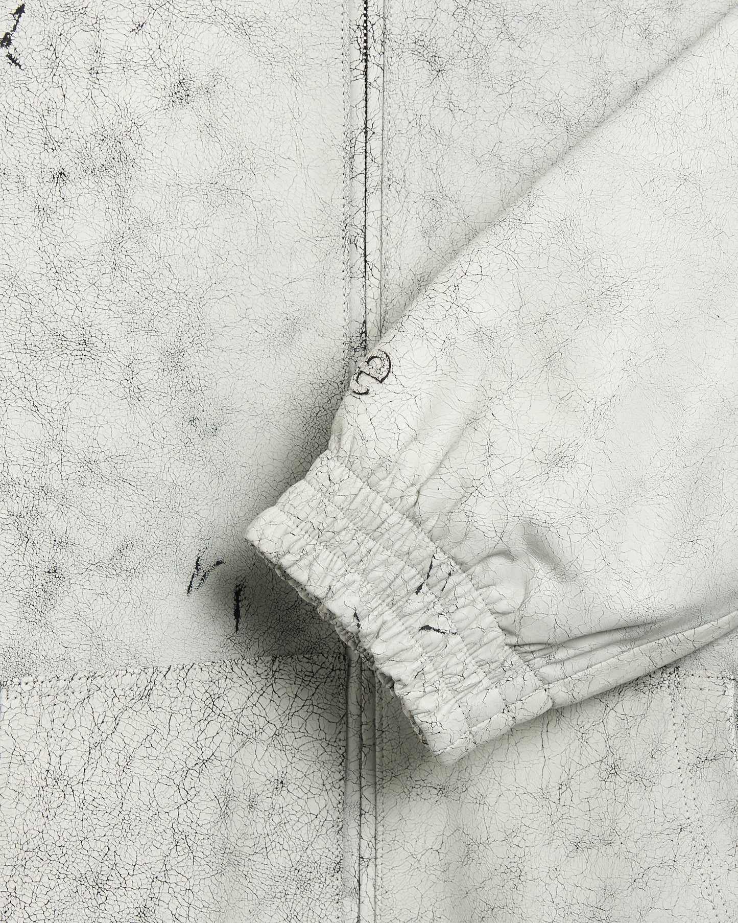 Chaqueta de cuero Relaxed Arte Antwerp Cracked para hombre