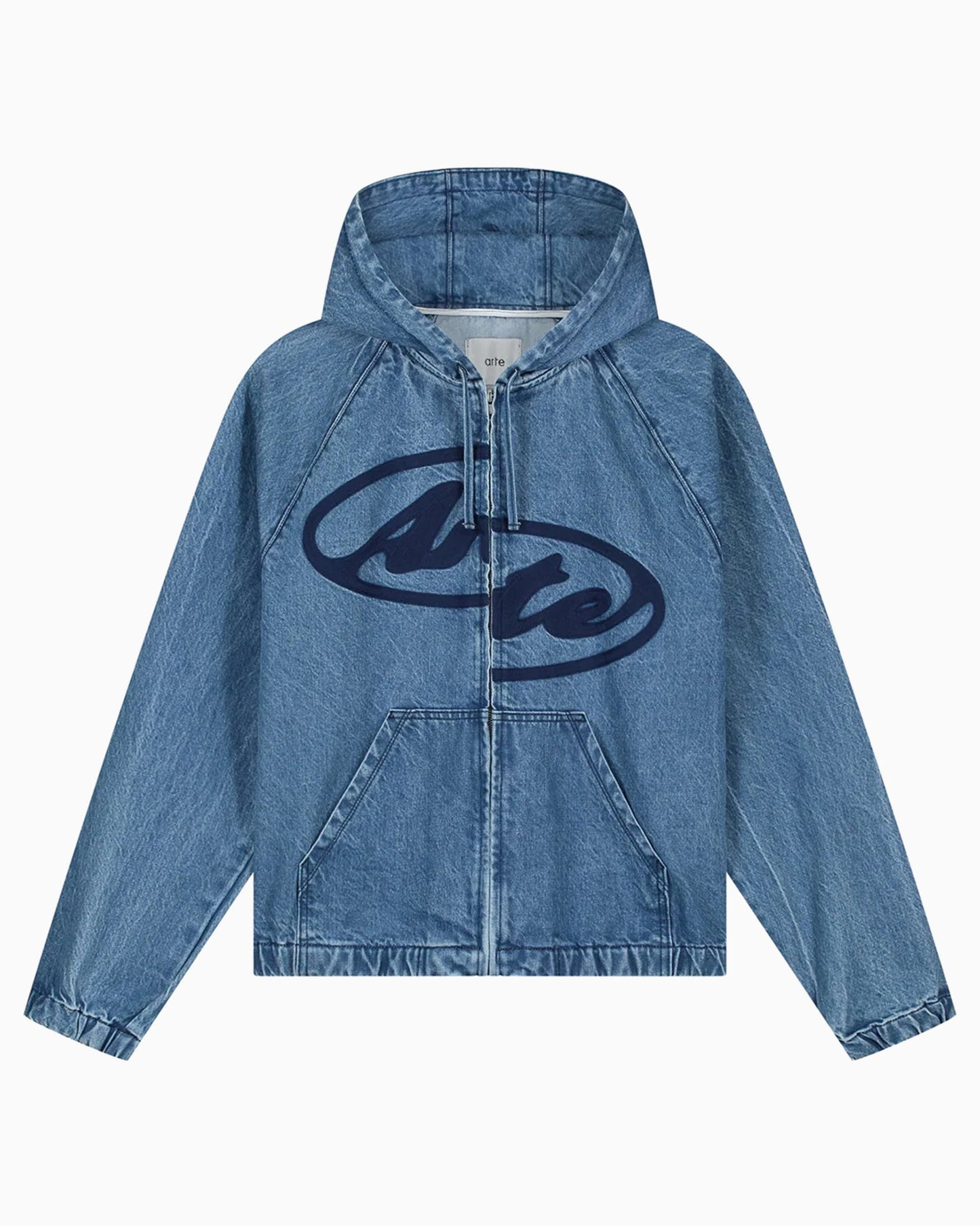 Chaqueta vaquera Con capucha Arte Antwerp Split Logo para hombre