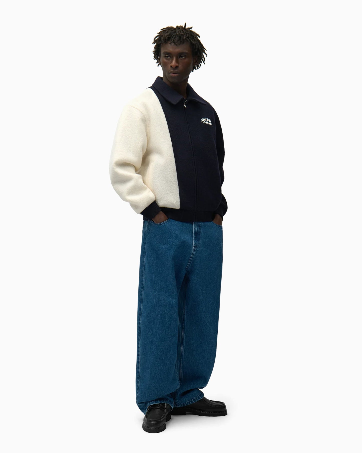 Varsity con logo Arte Antwerp Wool para hombre