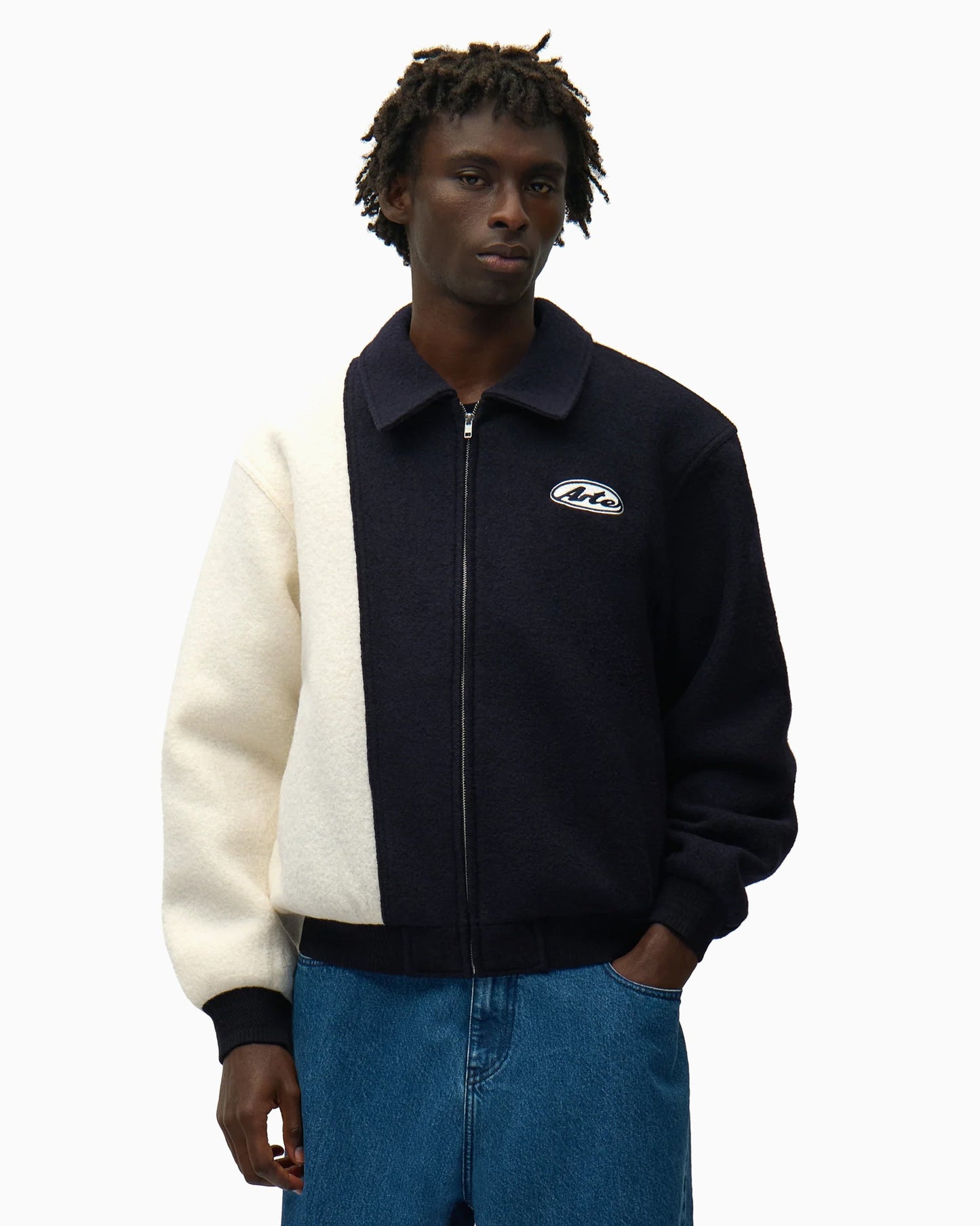 Varsity con logo Arte Antwerp Wool para hombre