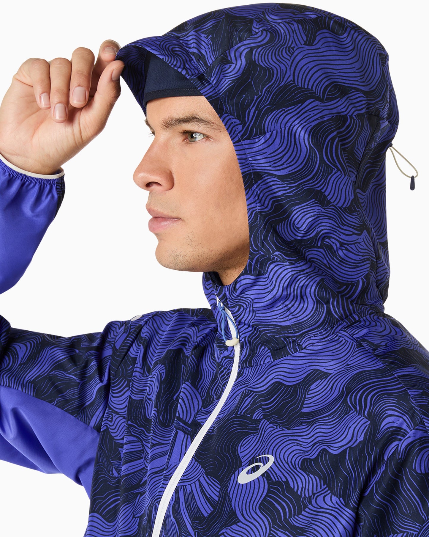 Chaqueta impermeable Relaxed ASICS Fujitrail Packable para hombre
