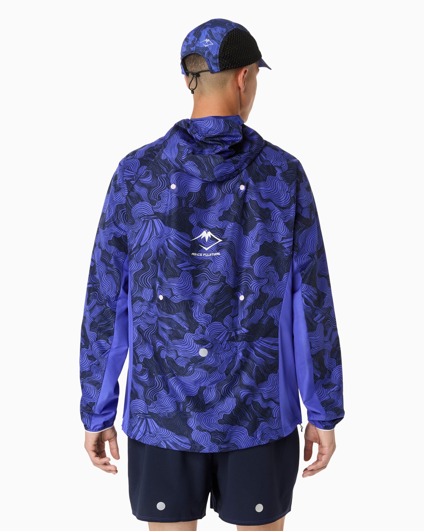 Chaqueta impermeable Relaxed ASICS Fujitrail Packable para hombre