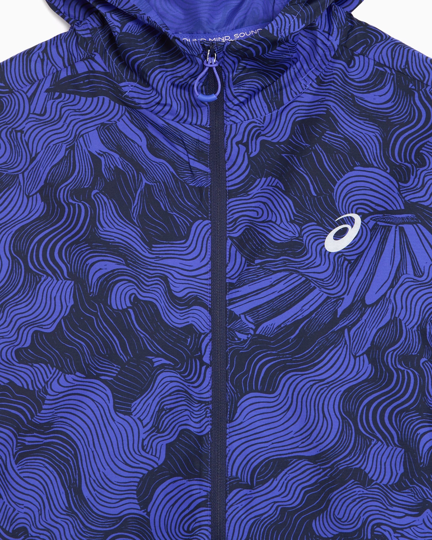 Chaqueta impermeable Relaxed ASICS Fujitrail Packable para hombre