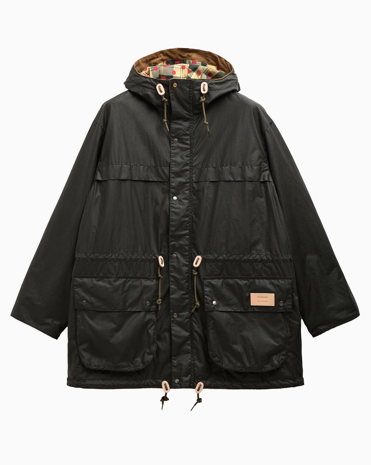 Chaqueta impermeable Relaxed Barbour x Paul Smith Durham Wax para hombre
