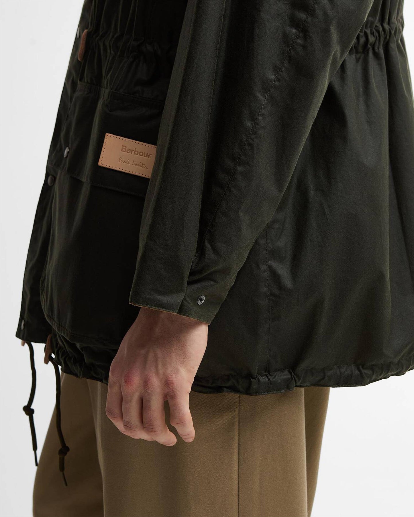 Chaqueta impermeable Relaxed Barbour x Paul Smith Durham Wax para hombre