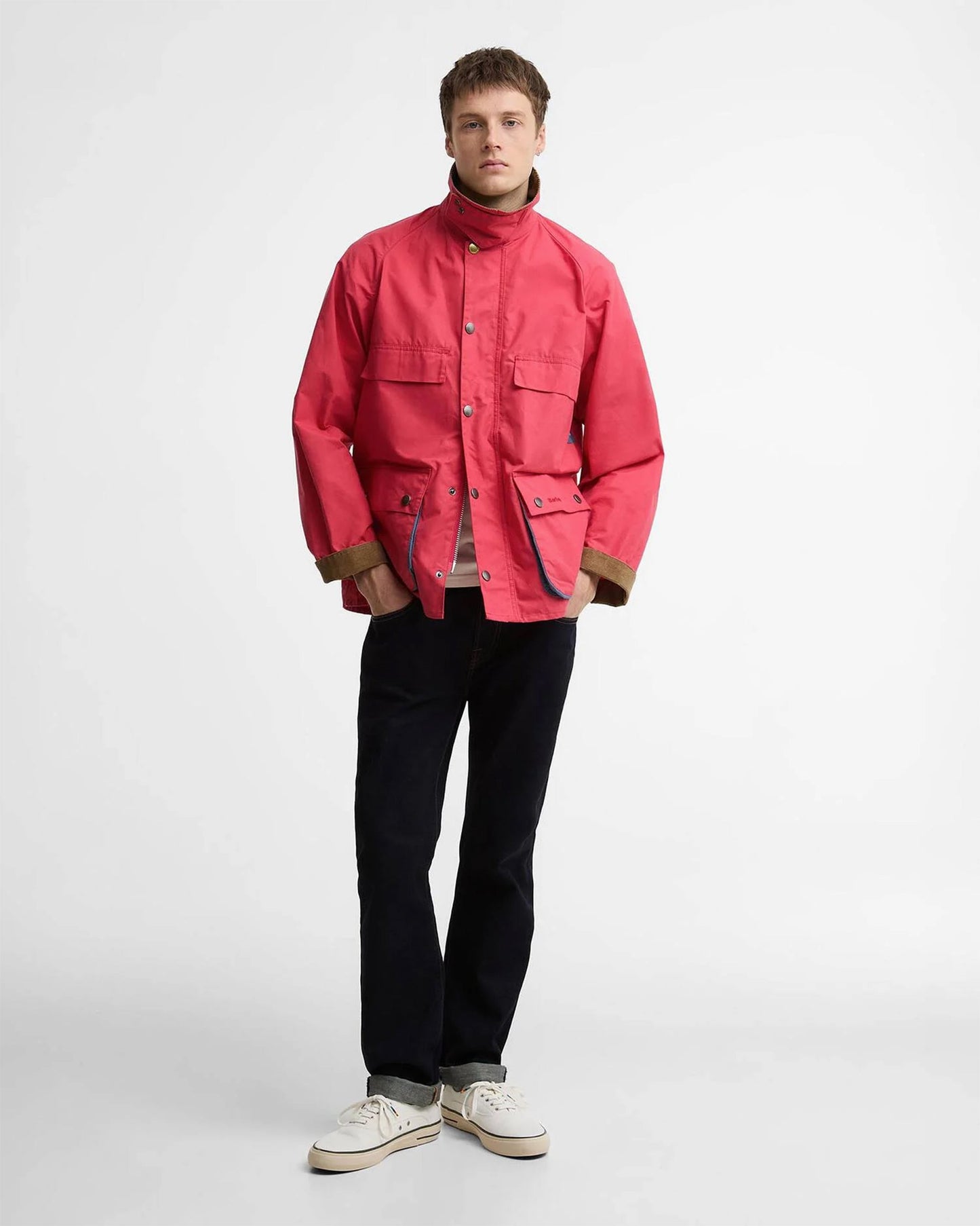 Chaqueta impermeable Relaxed Barbour x Paul Smith Sugarlump Bedale para hombre
