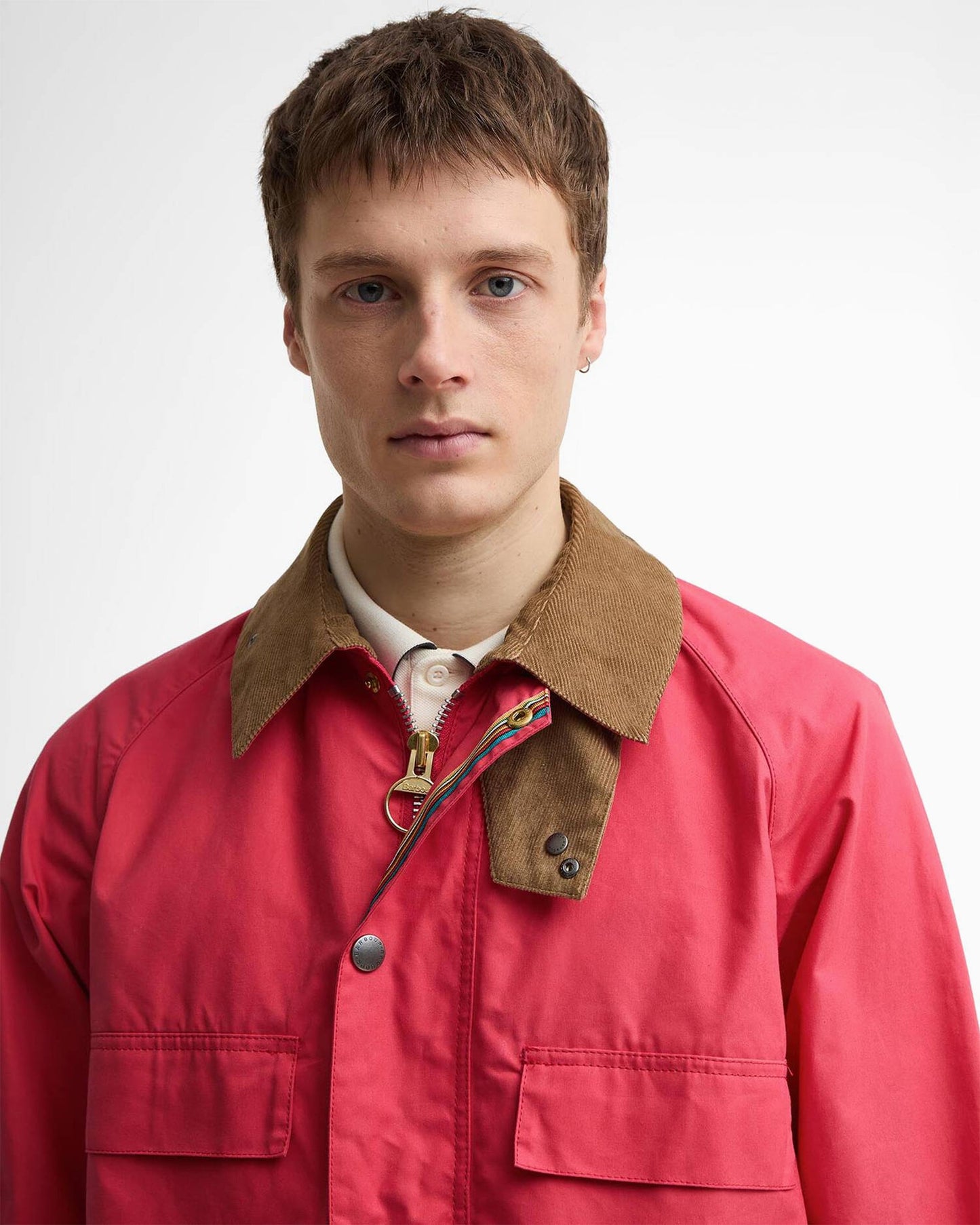 Chaqueta impermeable Relaxed Barbour x Paul Smith Sugarlump Bedale para hombre
