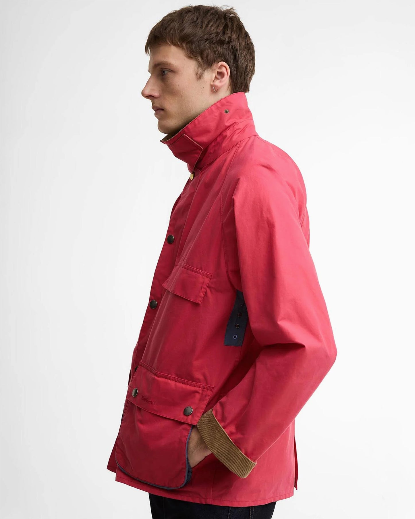Chaqueta impermeable Relaxed Barbour x Paul Smith Sugarlump Bedale para hombre