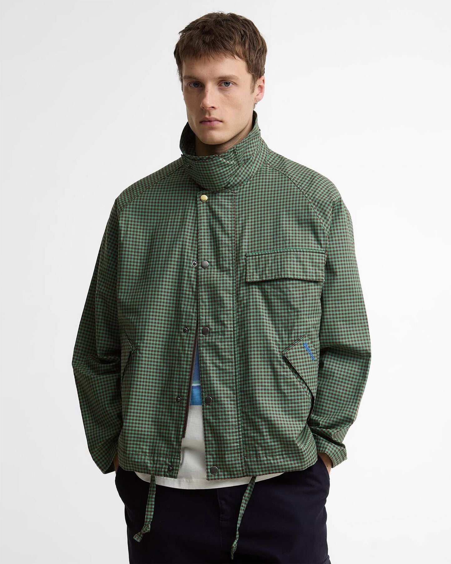 Chaqueta ligera de cuadros Oversize Barbour x Paul Smith Transport para hombre