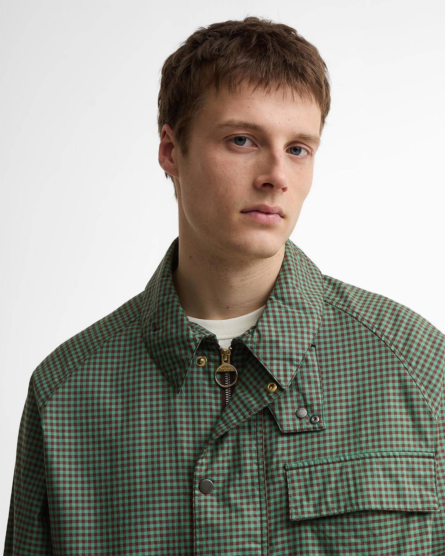Chaqueta ligera de cuadros Oversize Barbour x Paul Smith Transport para hombre