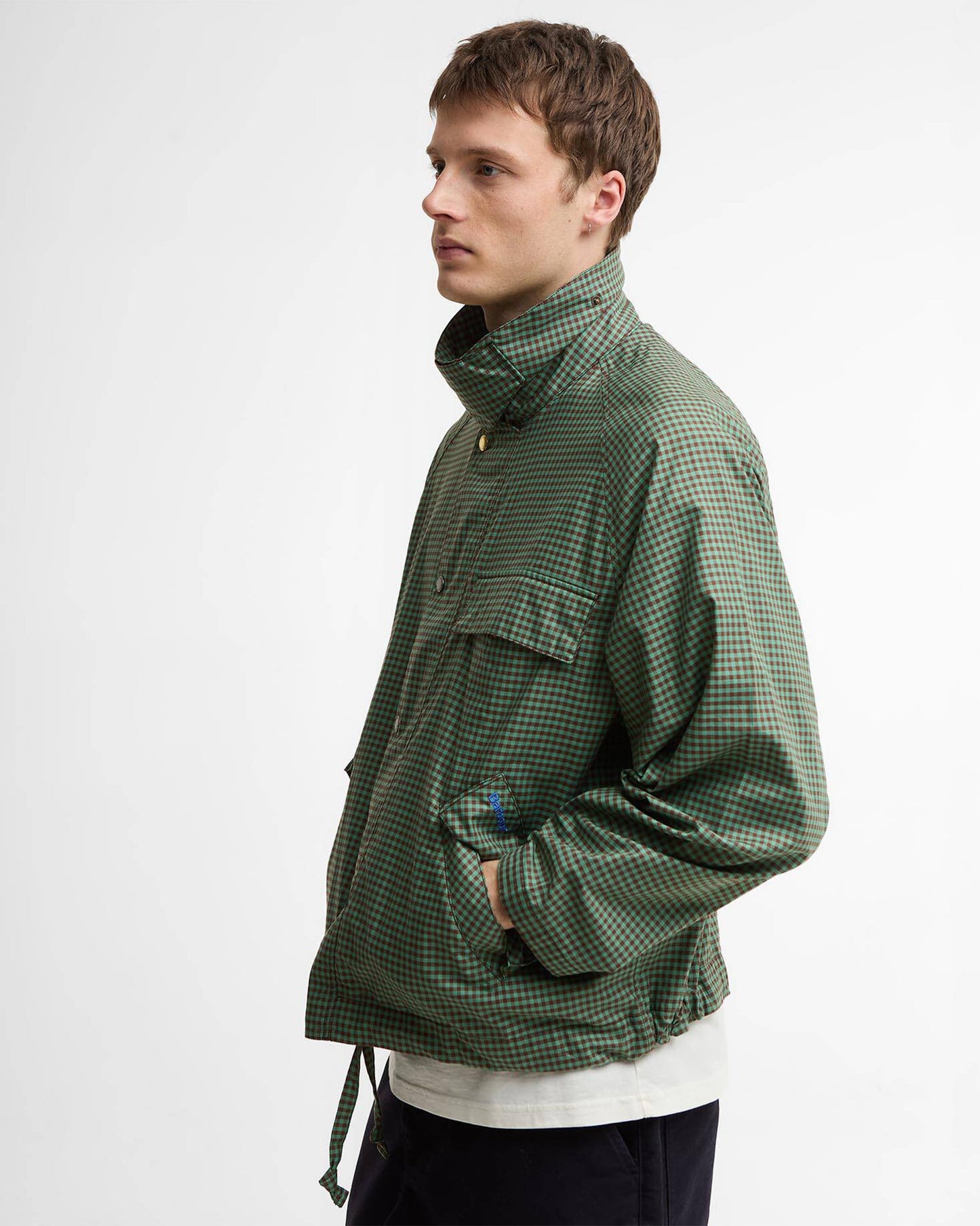 Chaqueta ligera de cuadros Oversize Barbour x Paul Smith Transport para hombre
