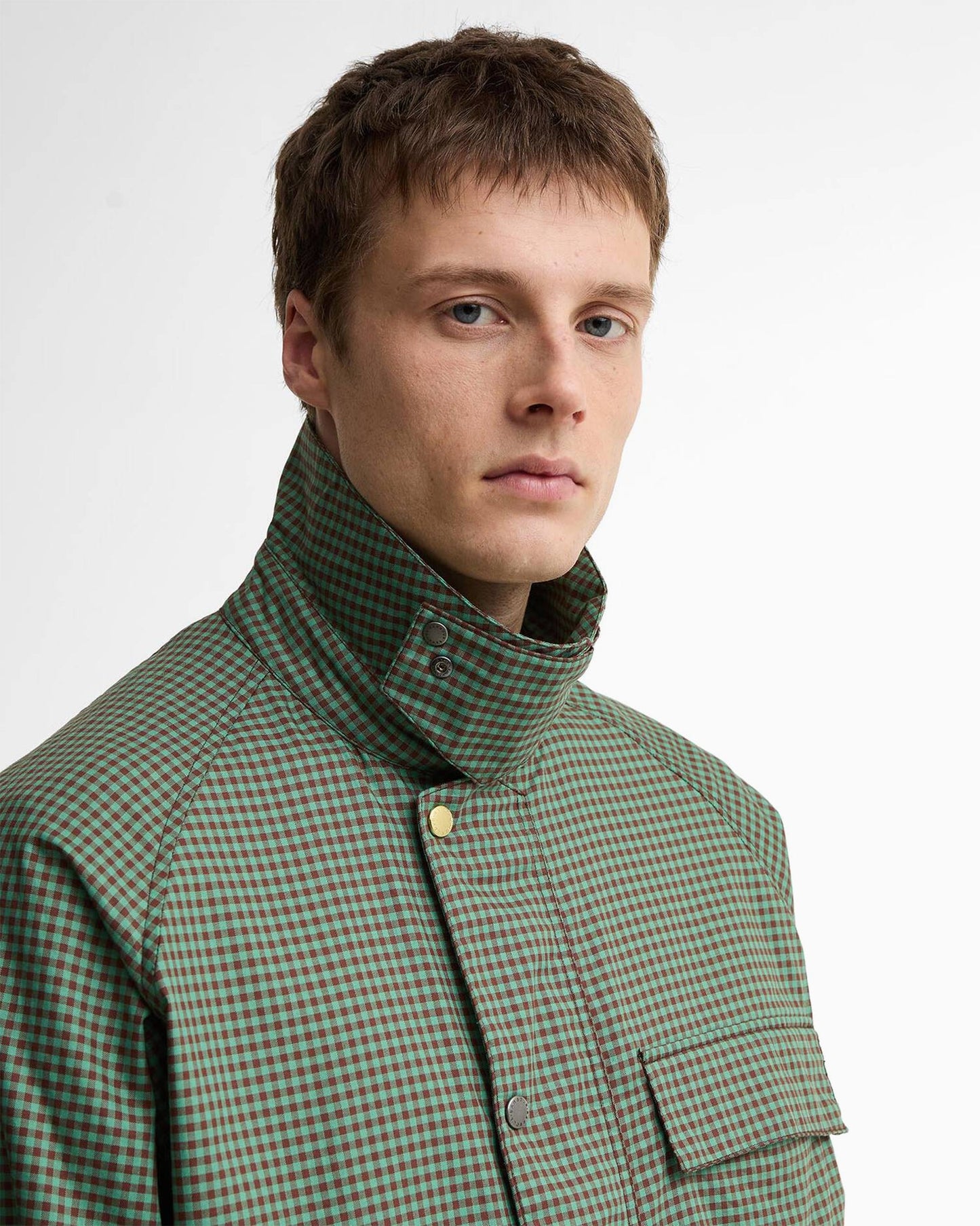 Chaqueta ligera de cuadros Oversize Barbour x Paul Smith Transport para hombre