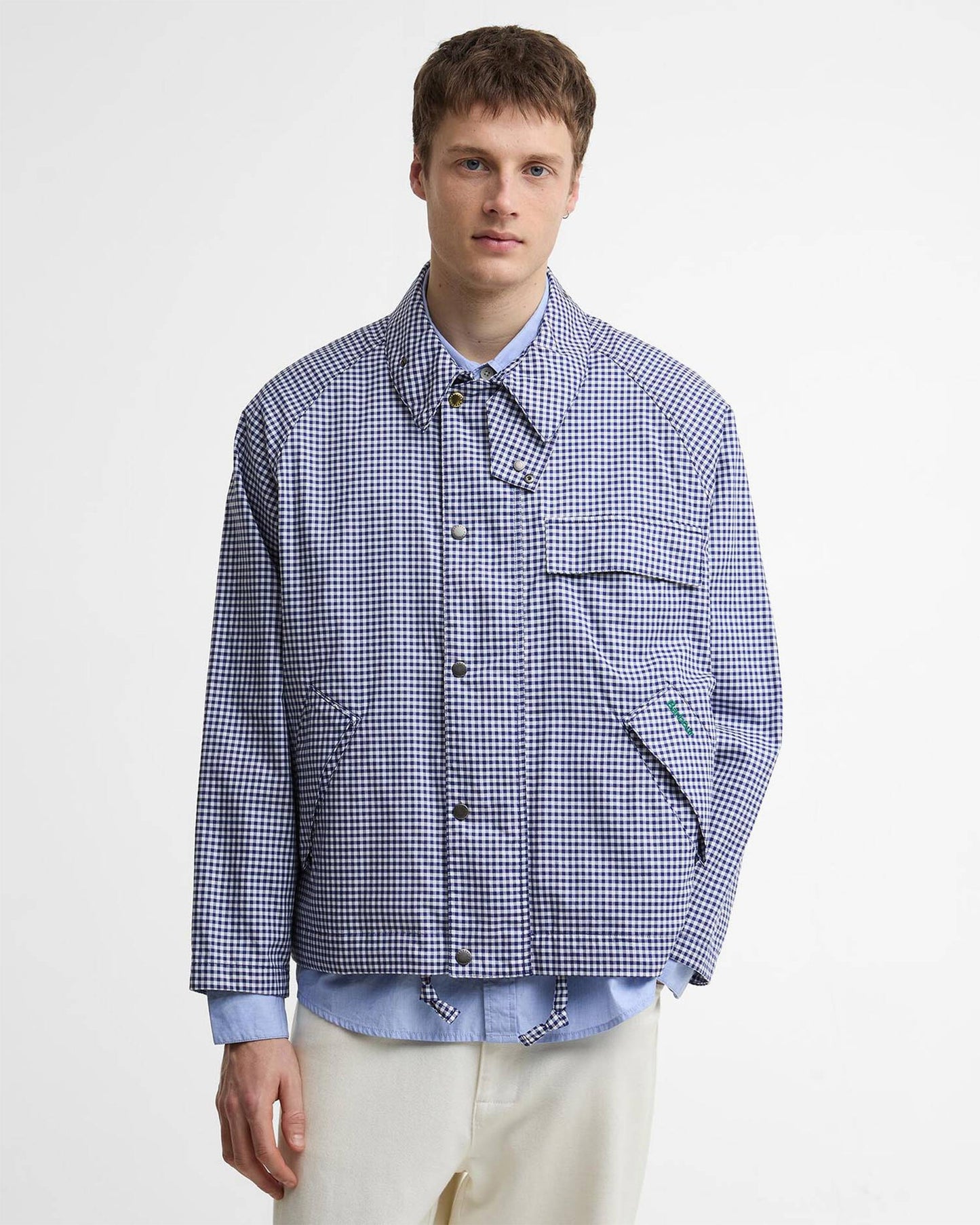 Chaqueta ligera de cuadros Oversize Barbour x Paul Smith Transport para hombre