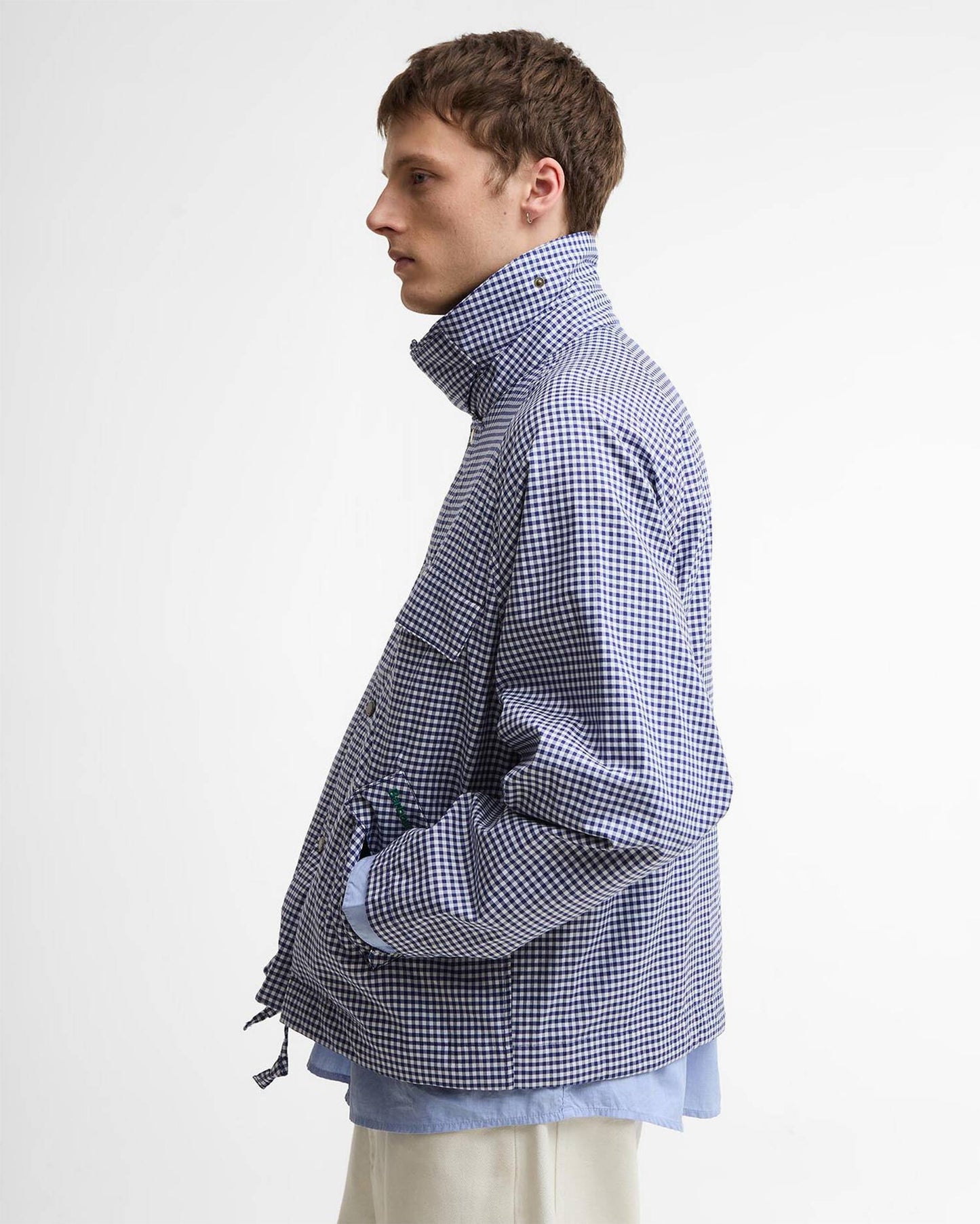 Chaqueta ligera de cuadros Oversize Barbour x Paul Smith Transport para hombre