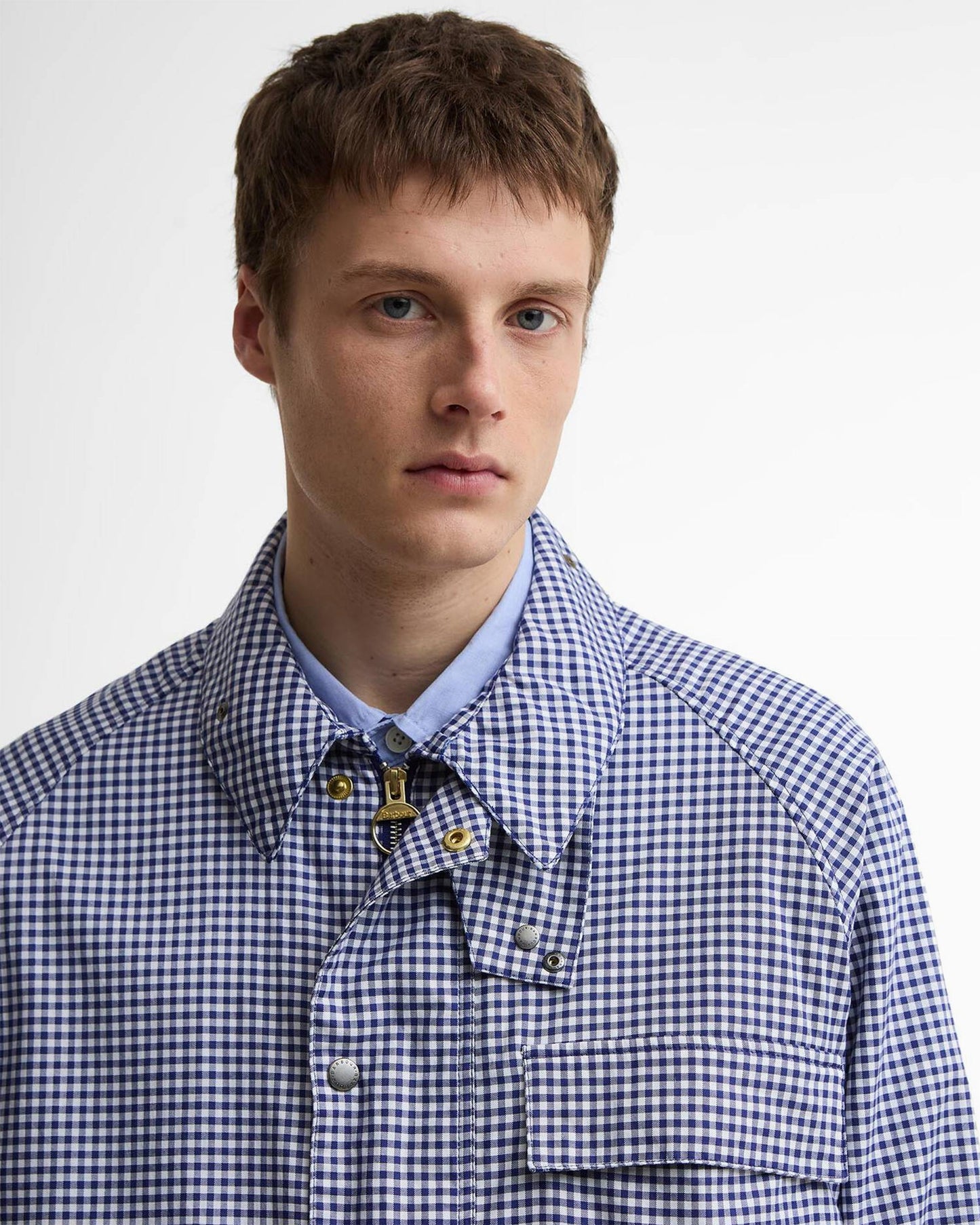 Chaqueta ligera de cuadros Oversize Barbour x Paul Smith Transport para hombre