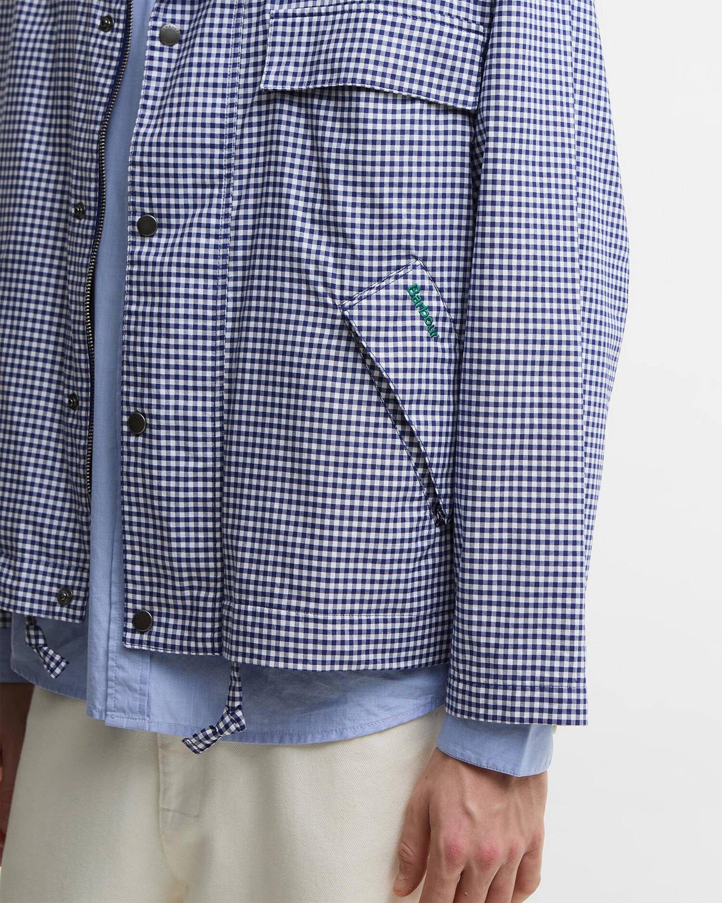 Chaqueta ligera de cuadros Oversize Barbour x Paul Smith Transport para hombre