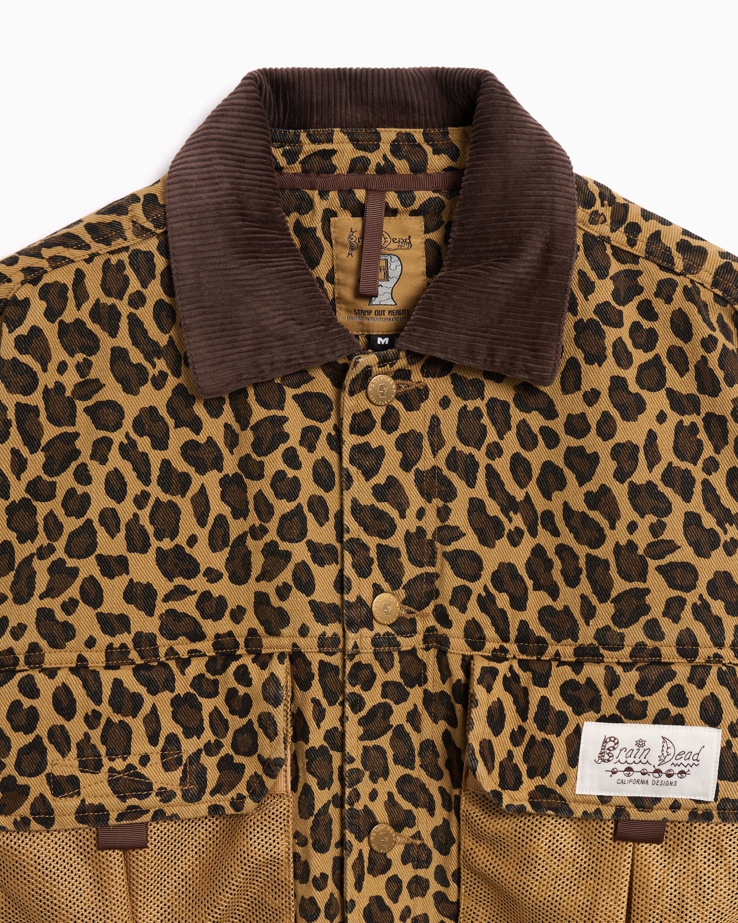 Chaqueta vaquera Crop Brain Dead para hombre