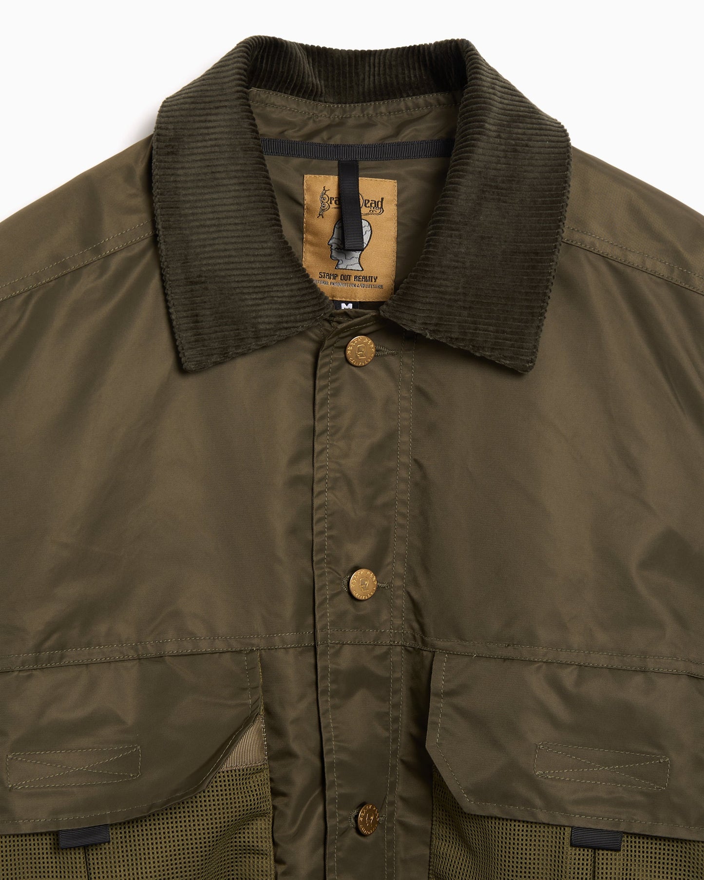 Chaqueta impermeable Crop Brain Dead para hombre