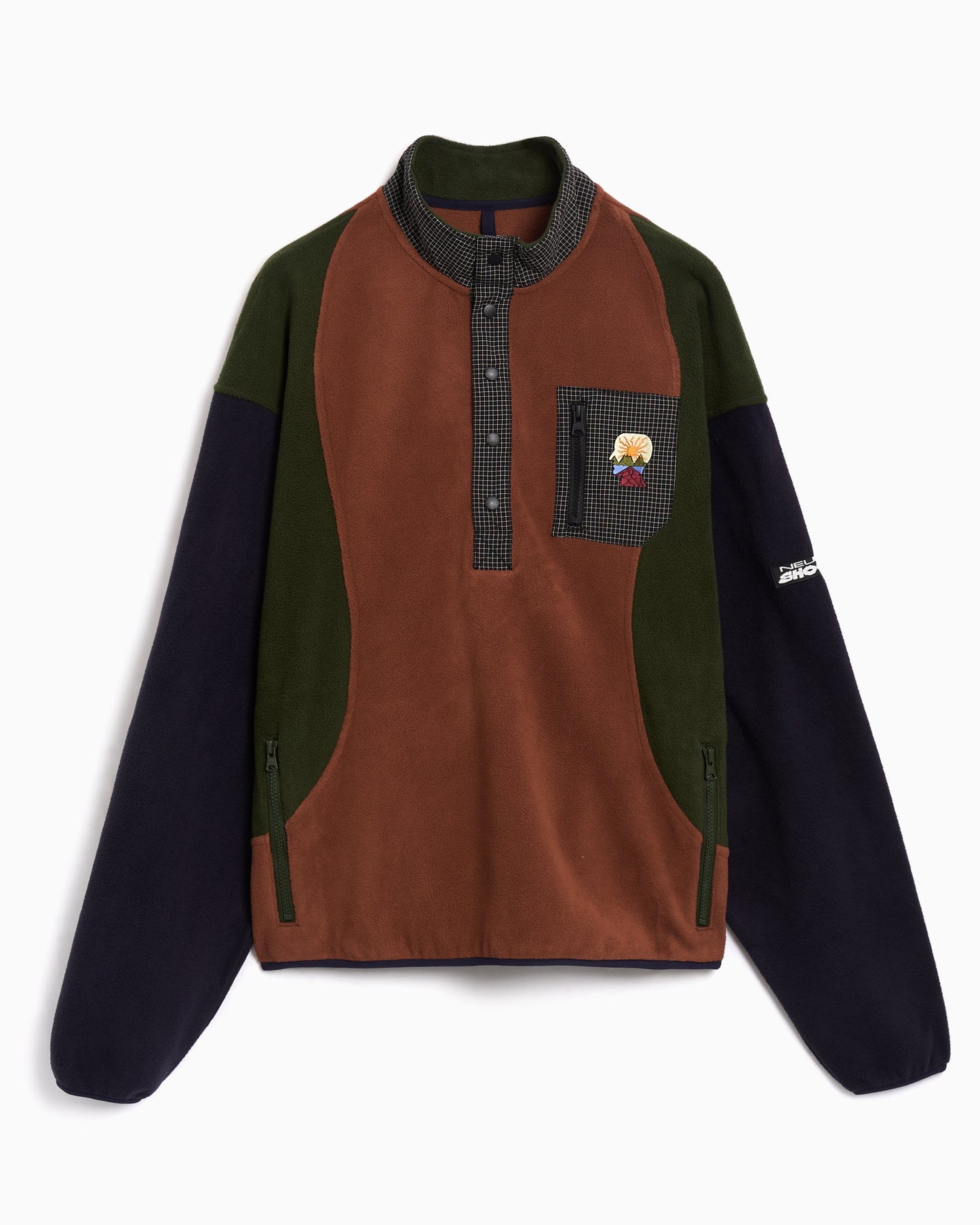 Forro polar con logo Brain Dead Equipment Ripstop para hombre