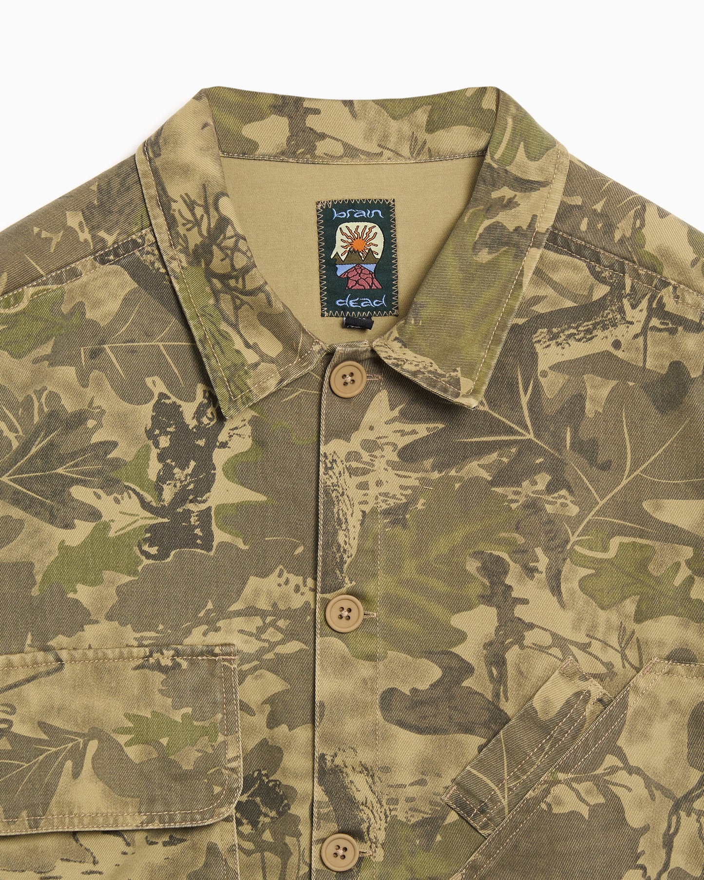 Work Jacket camuflaje Brain Dead Military para hombre