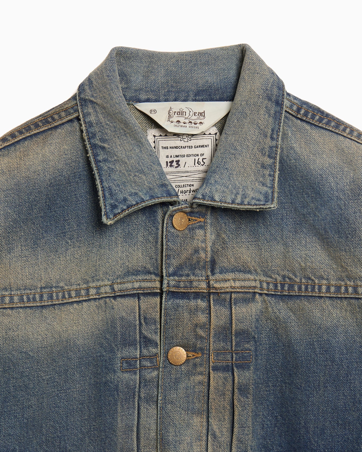 Chaqueta vaquera Boxy Brain Dead Trucker para hombre