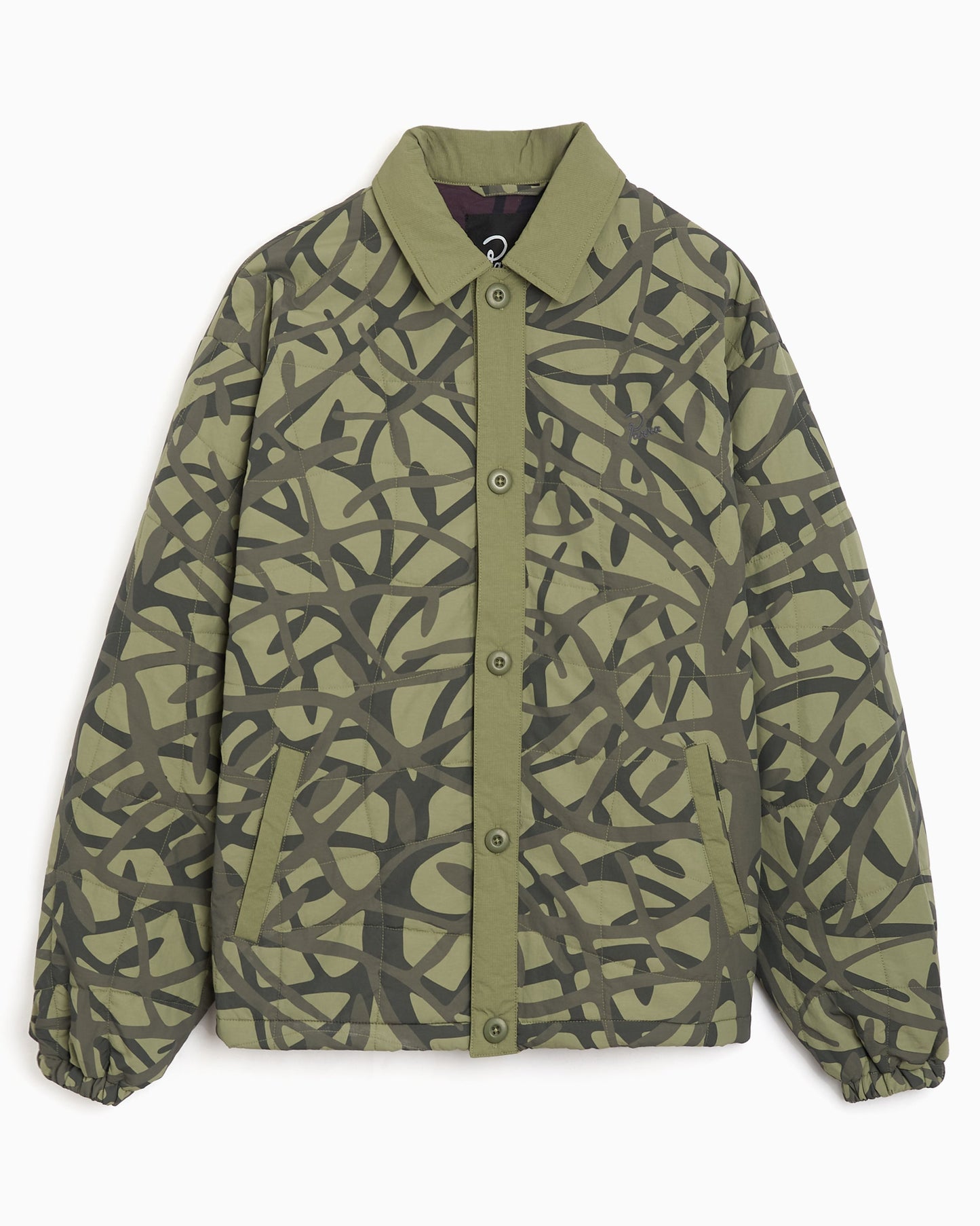 Chaqueta guateada con gráfico Boxy by Parra A Forest para hombre