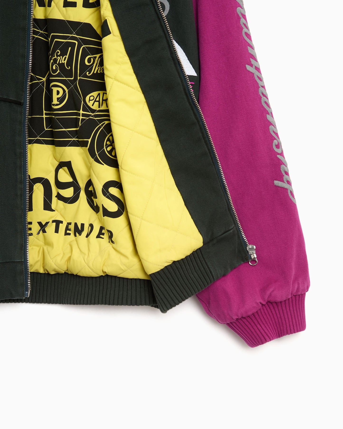 Bomber con parches Boxy by Parra Owl Meets Rat para hombre