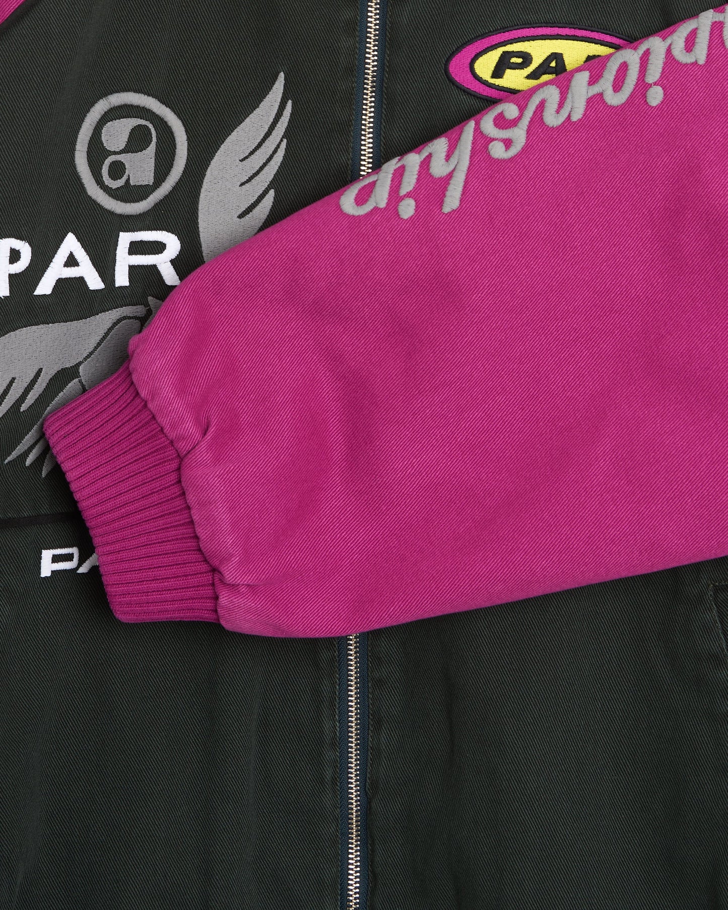 Bomber con parches Boxy by Parra Owl Meets Rat para hombre