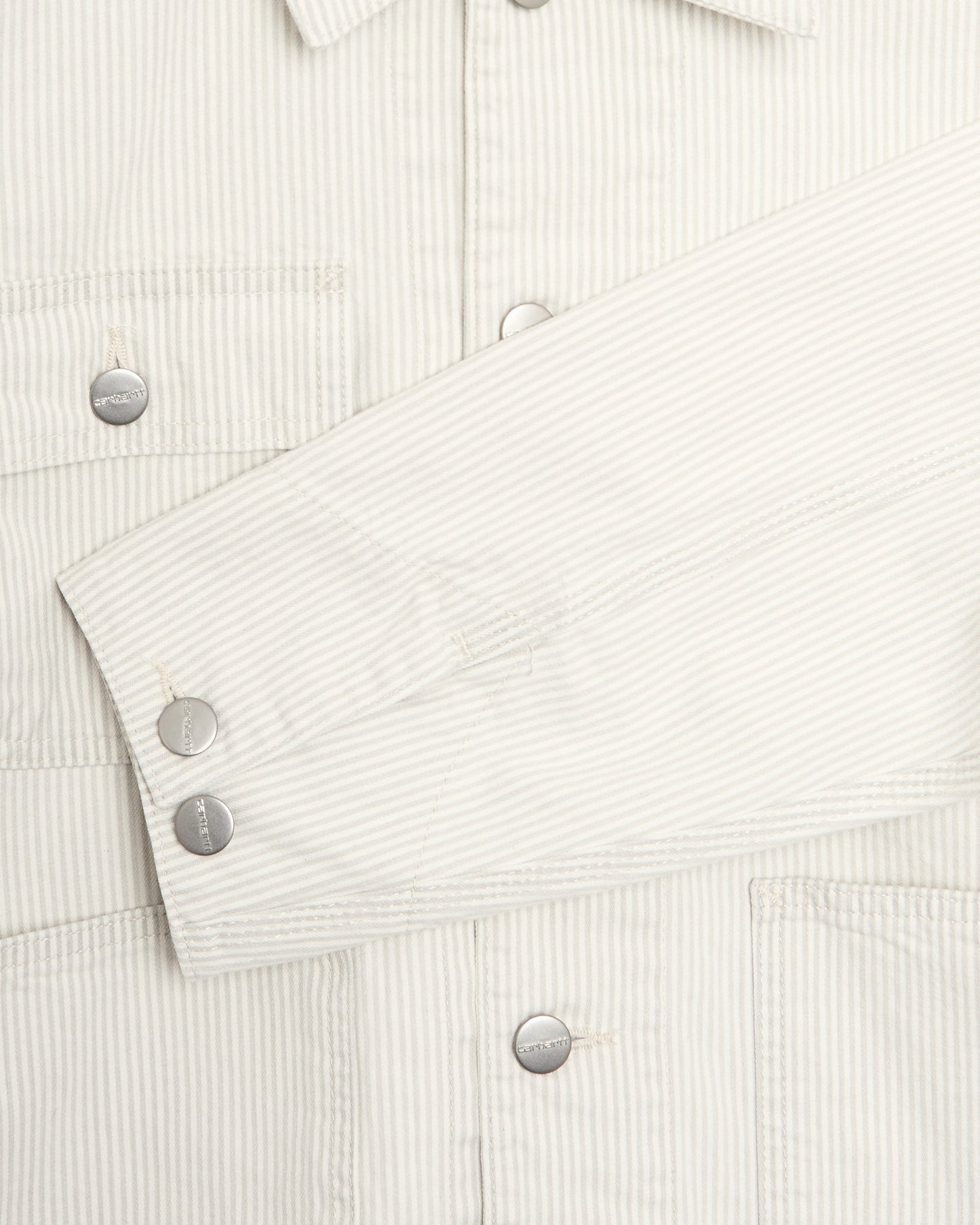 Chaqueta vaquera de rayas Relaxed Carhartt WIP Mercer Chore para mujer
